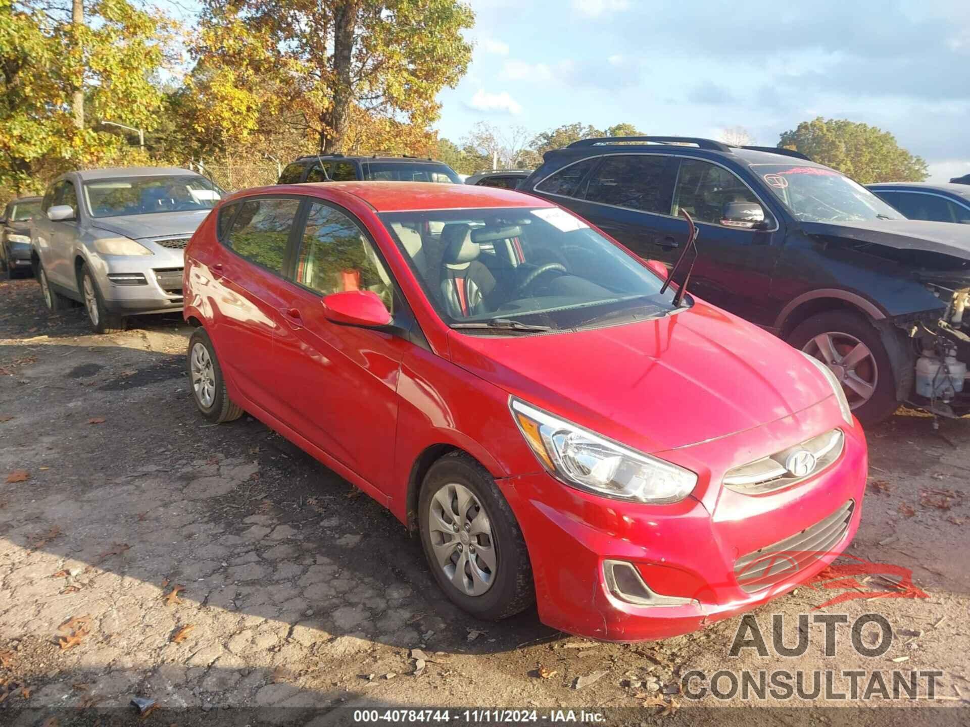 HYUNDAI ACCENT 2017 - KMHCT5AE1HU323159