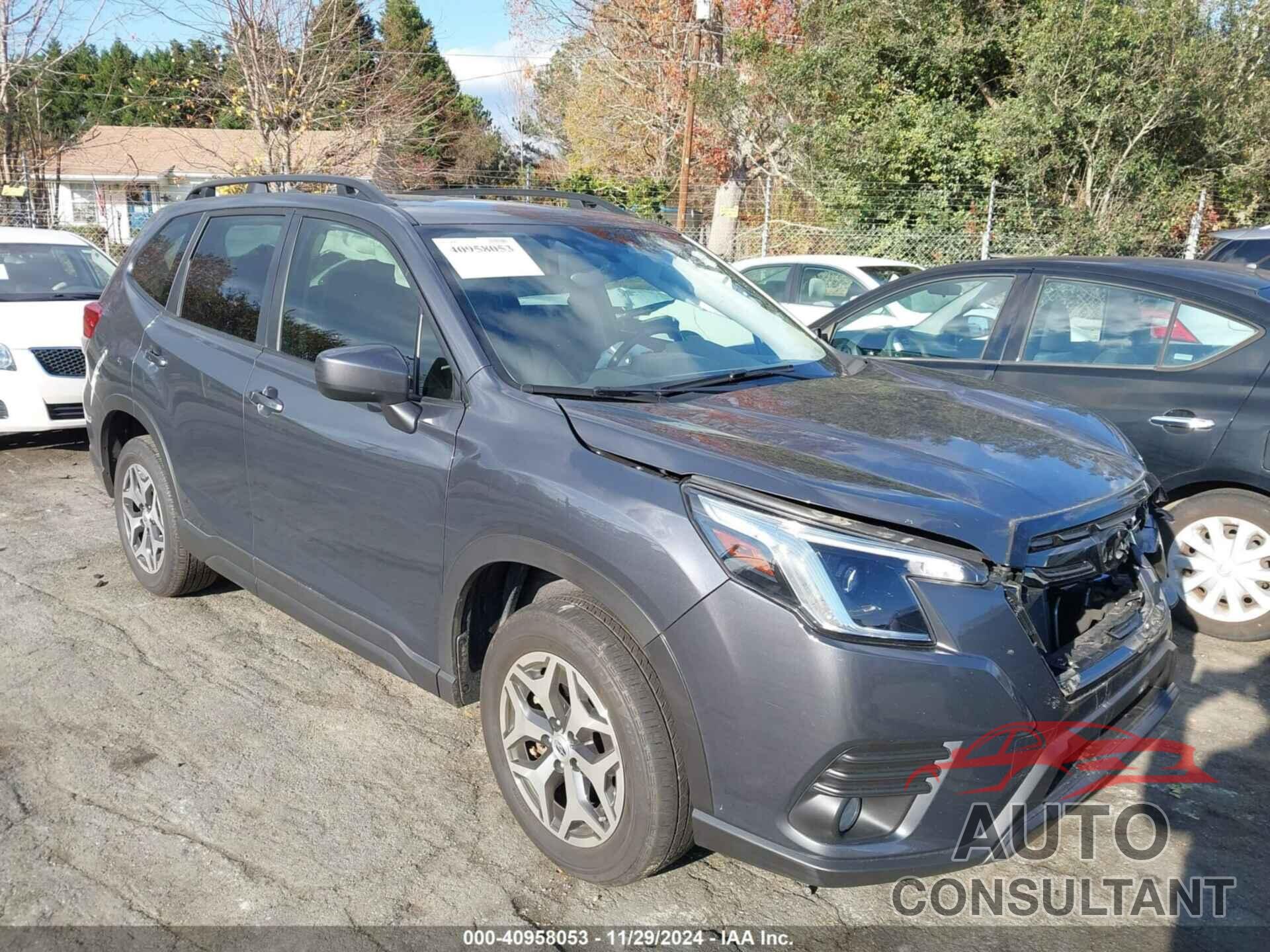 SUBARU FORESTER 2022 - JF2SKAEC3NH507934