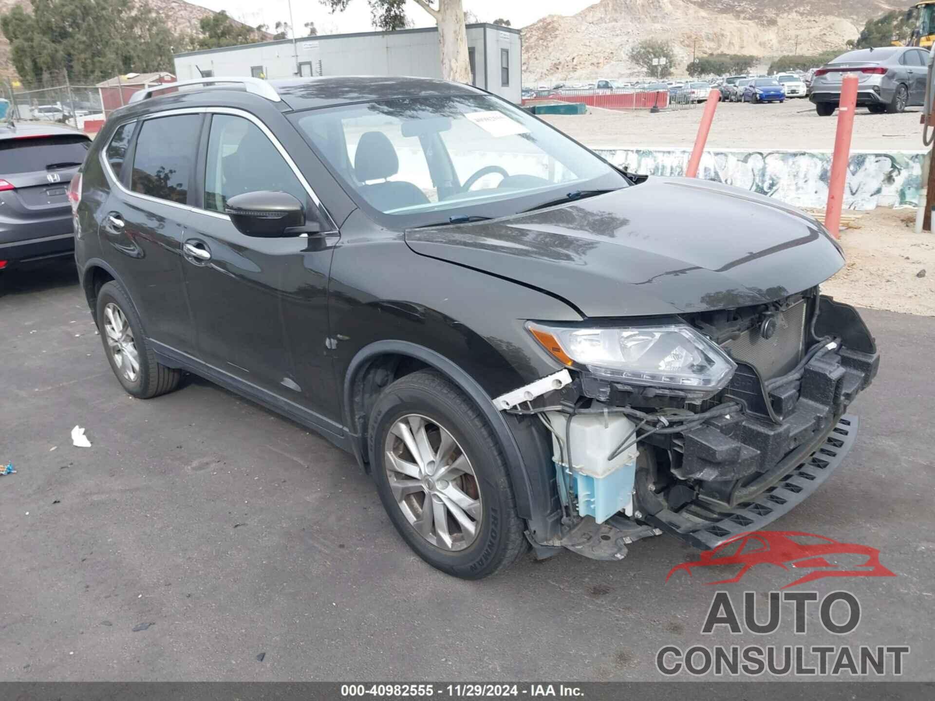 NISSAN ROGUE 2016 - KNMAT2MV6GP668058