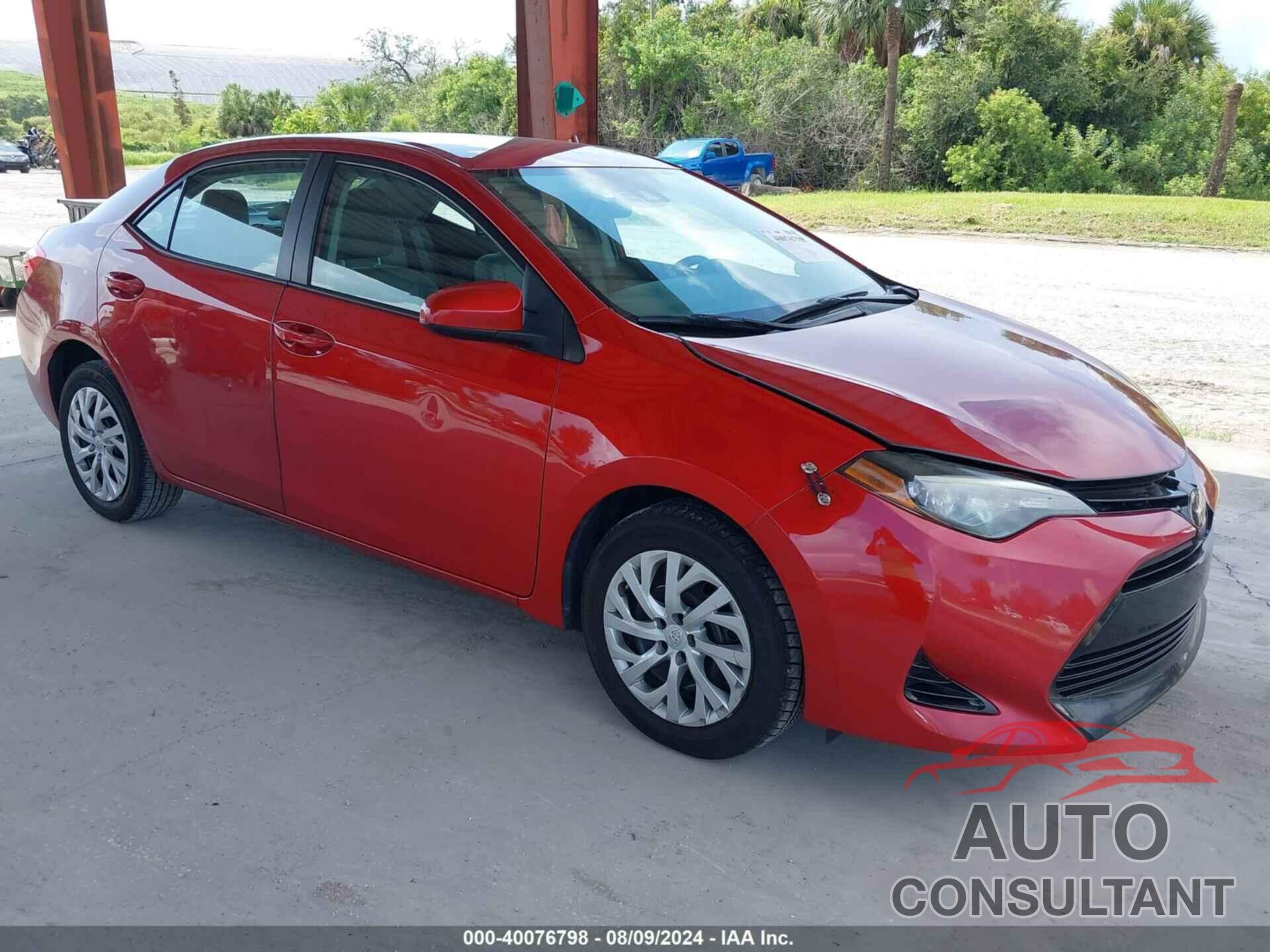 TOYOTA COROLLA 2019 - 2T1BURHE9KC142440