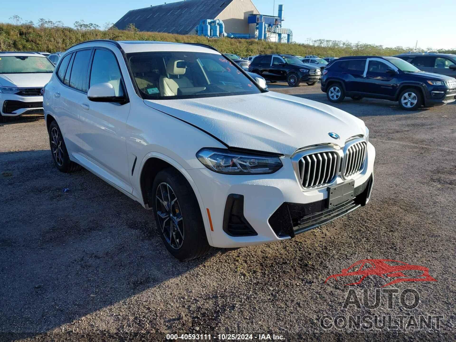 BMW X3 2022 - 5UX53DP05N9M66356