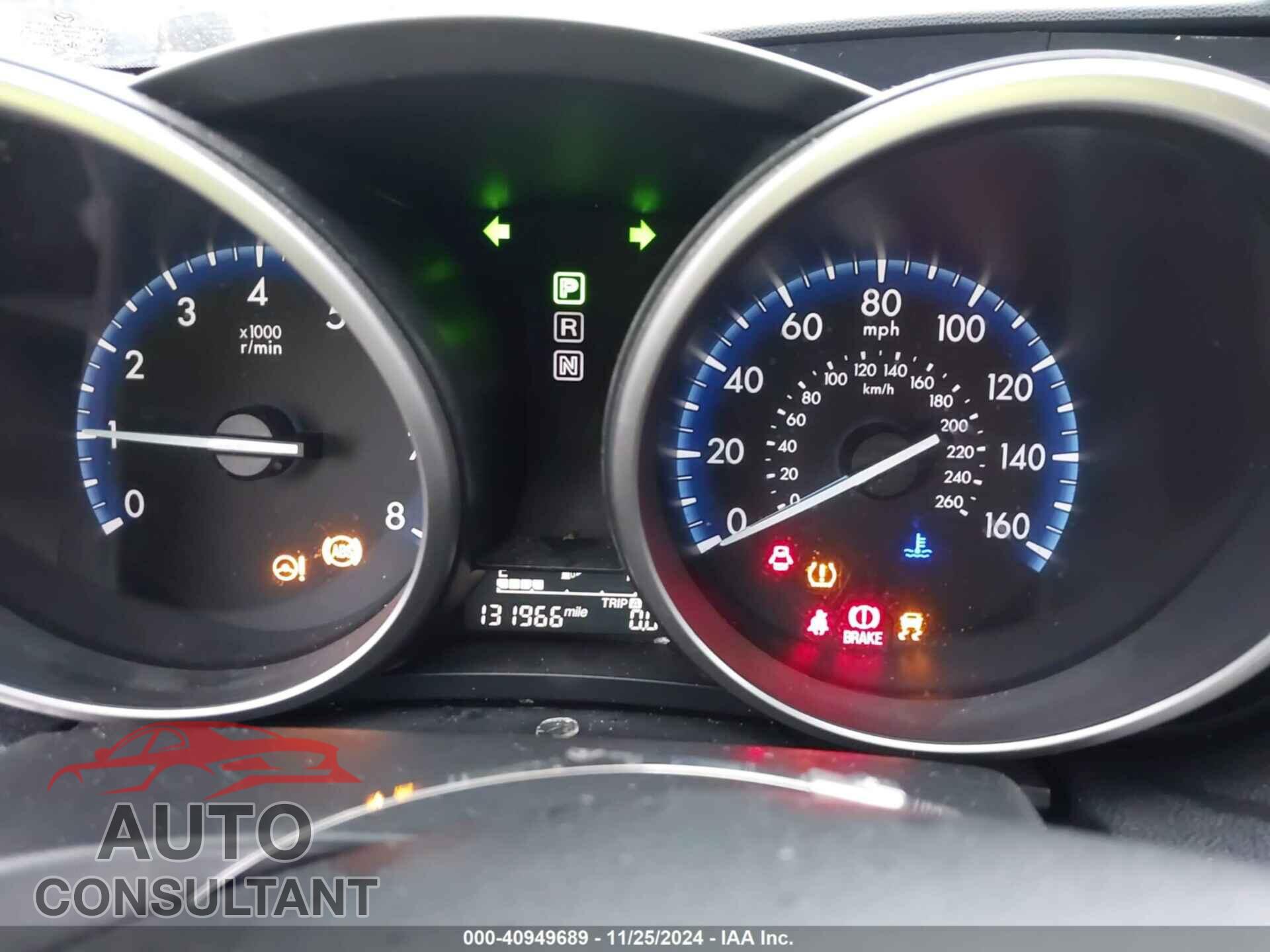 MAZDA MAZDA3 2012 - JM1BL1V89C1659357
