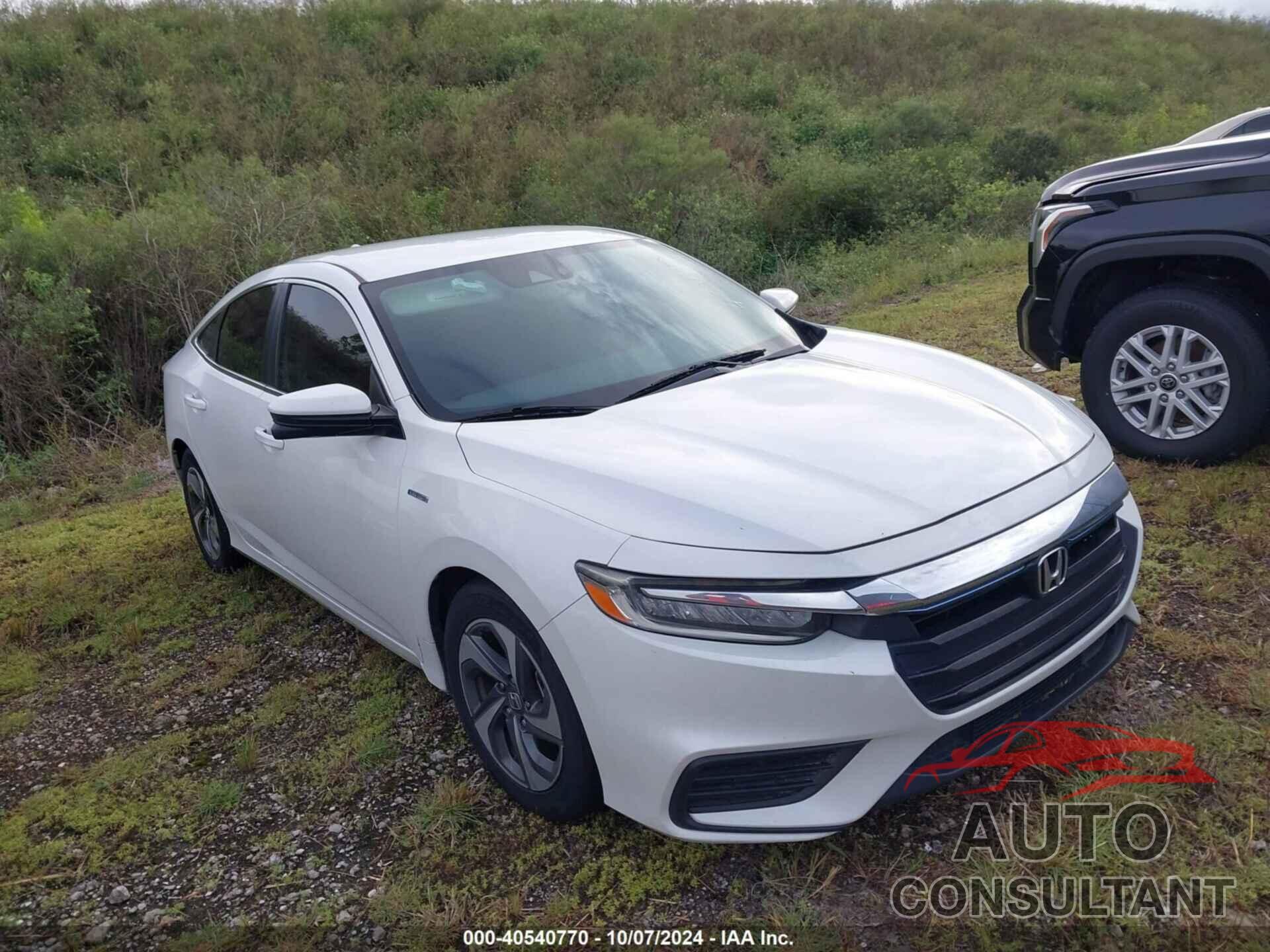 HONDA INSIGHT 2019 - 19XZE4F54KE019695