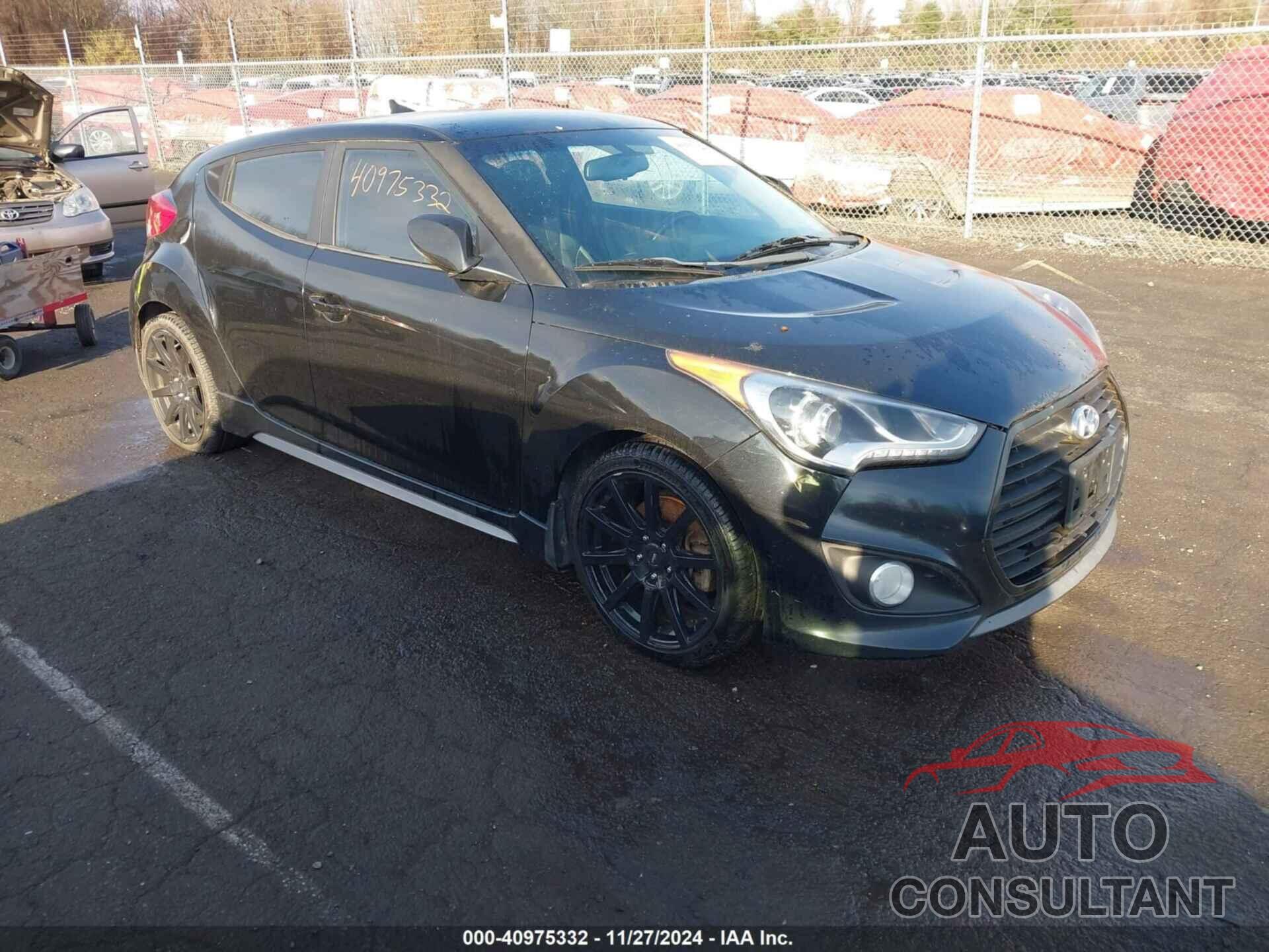 HYUNDAI VELOSTER 2014 - KMHTC6AE9EU191396