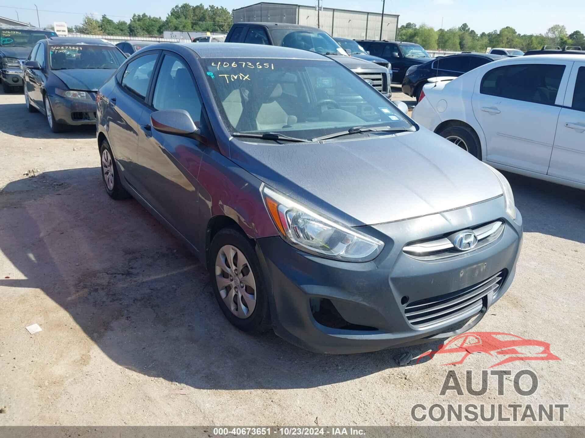 HYUNDAI ACCENT 2016 - KMHCT4AE7GU963093