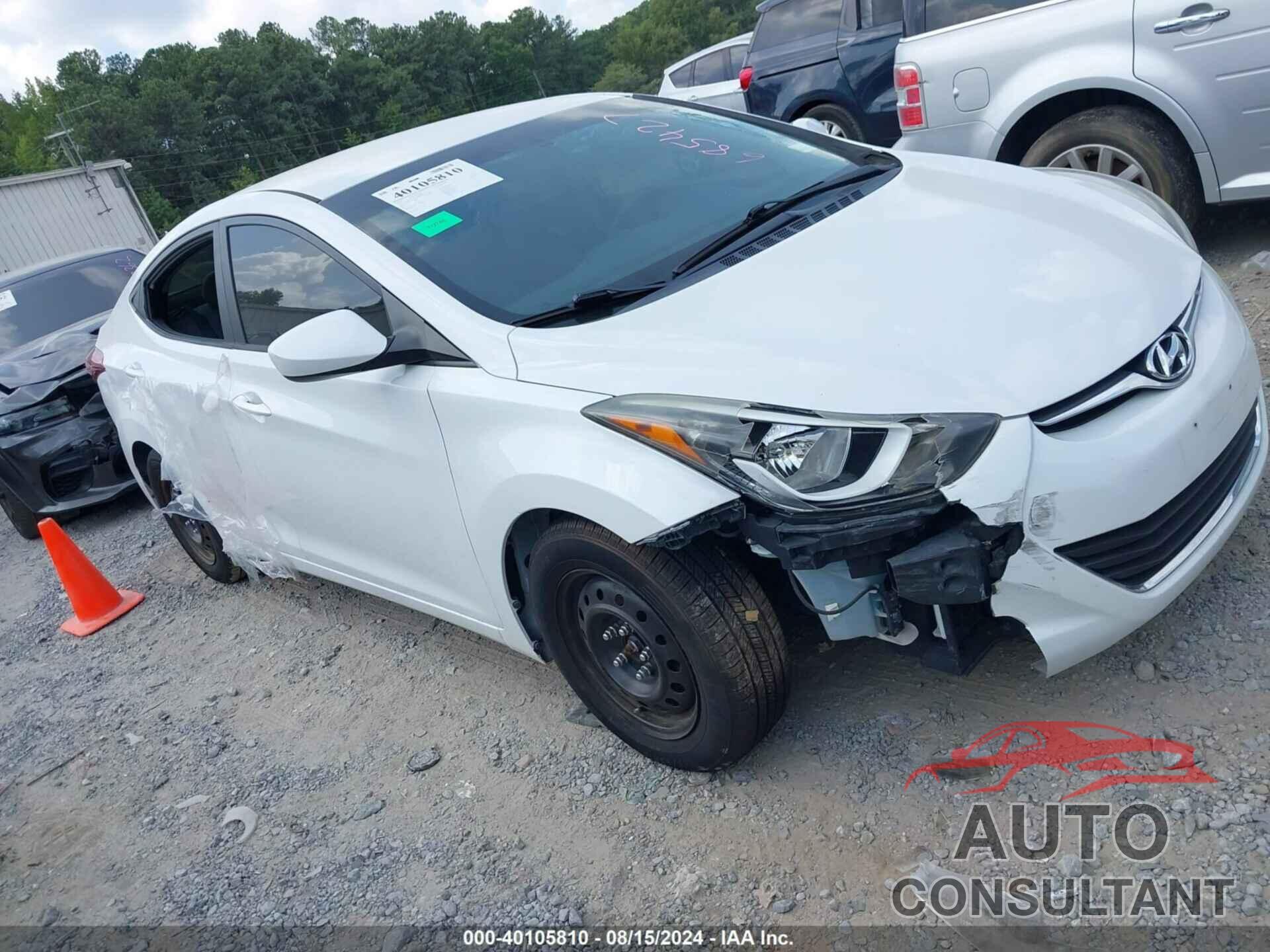 HYUNDAI ELANTRA 2016 - 5NPDH4AE5GH685427