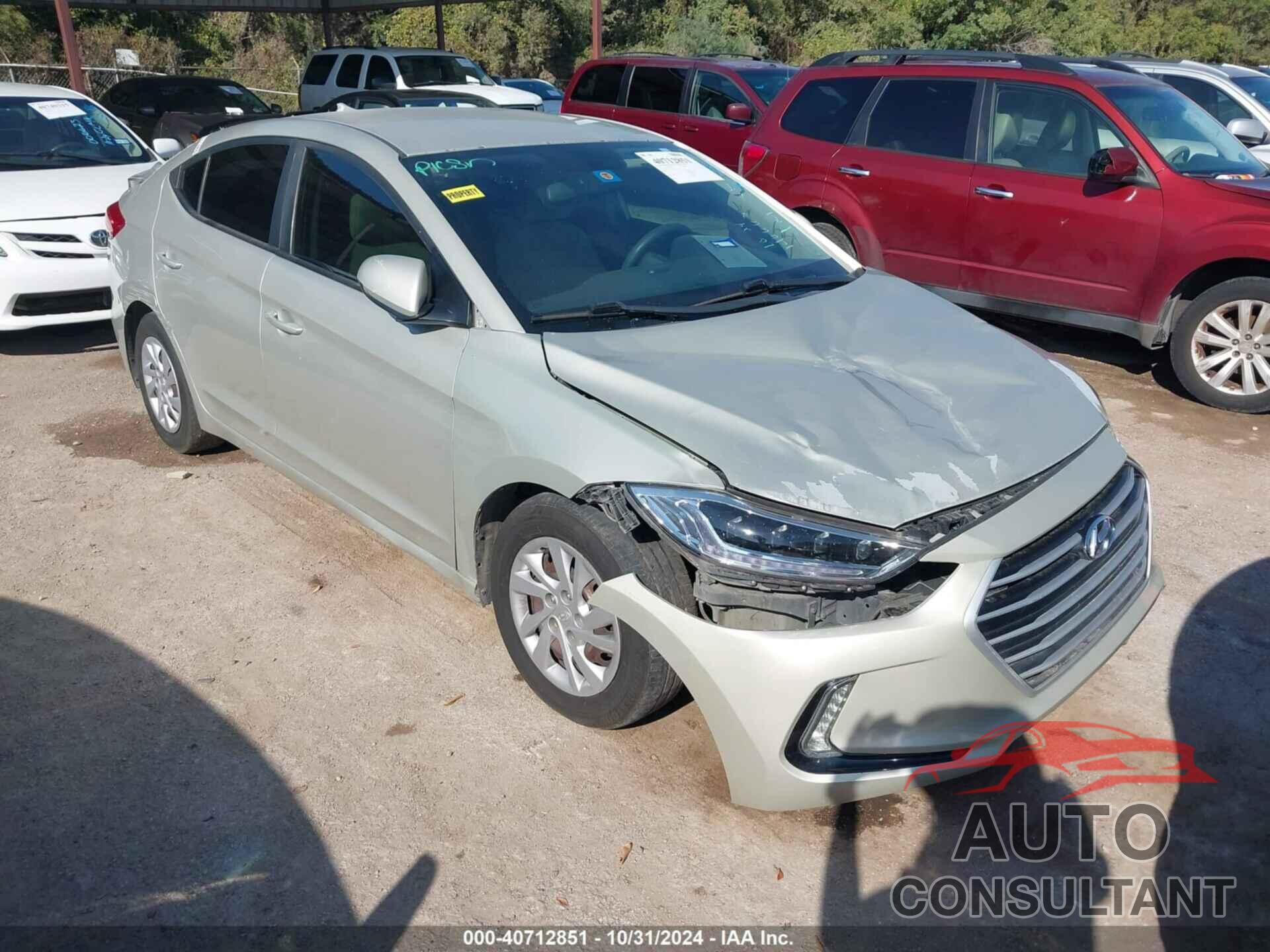 HYUNDAI ELANTRA 2017 - 5NPD74LF4HH146663