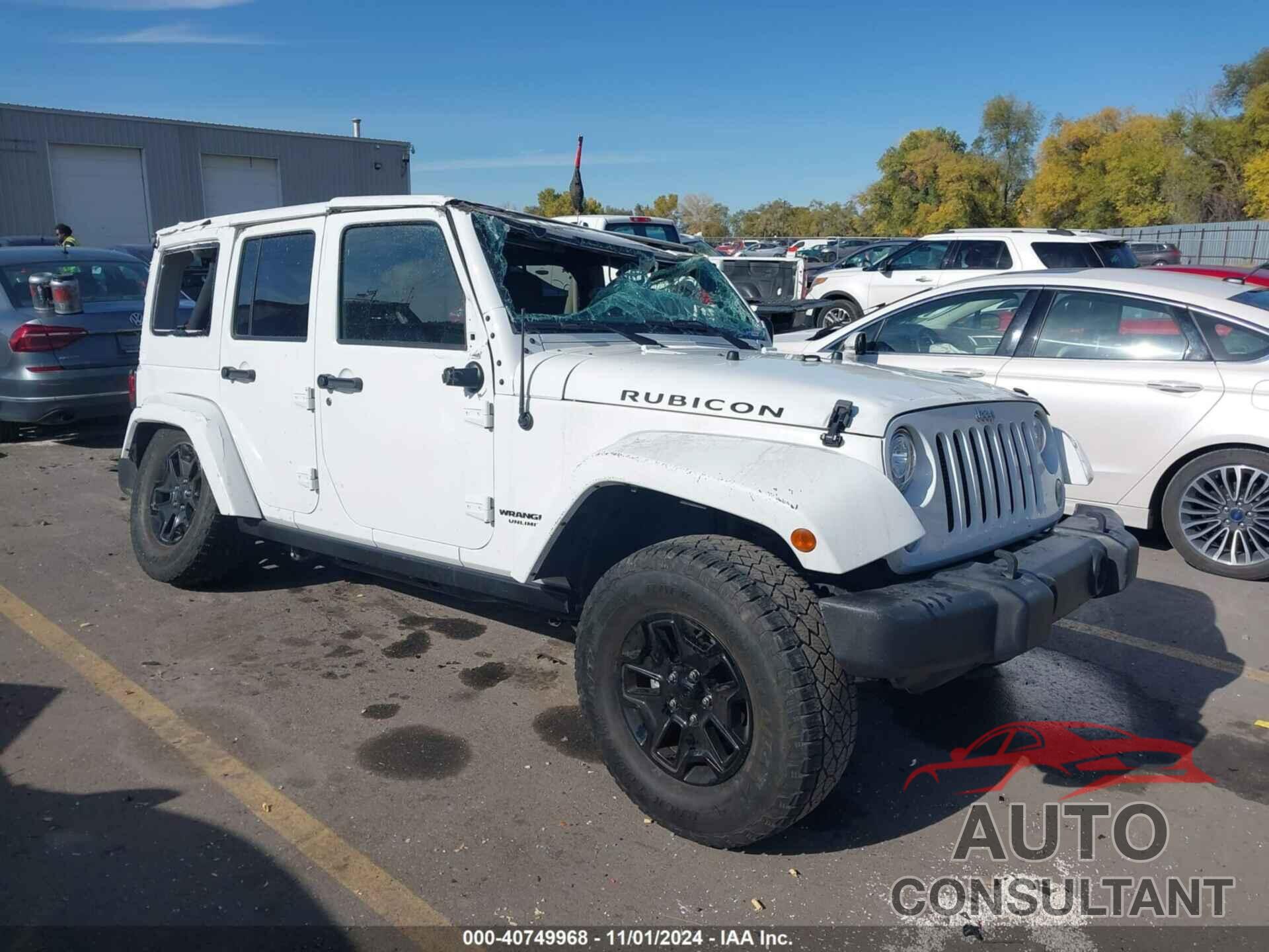 JEEP WRANGLER UNLIMITED 2017 - 1C4BJWFG7HL624787