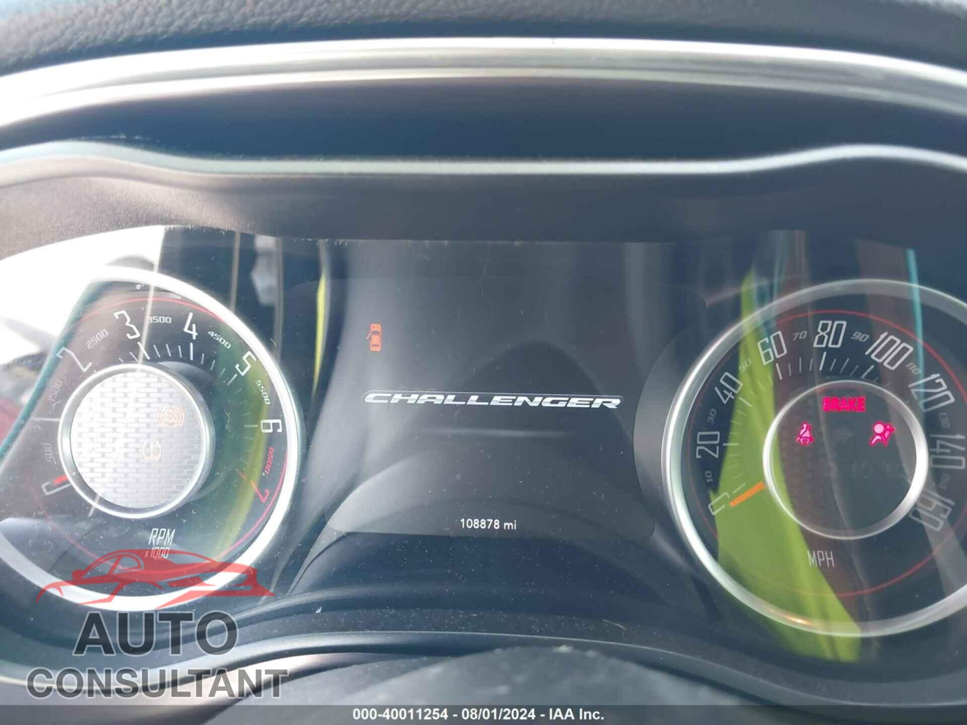DODGE CHALLENGER 2016 - 2C3CDZAG3GH107488
