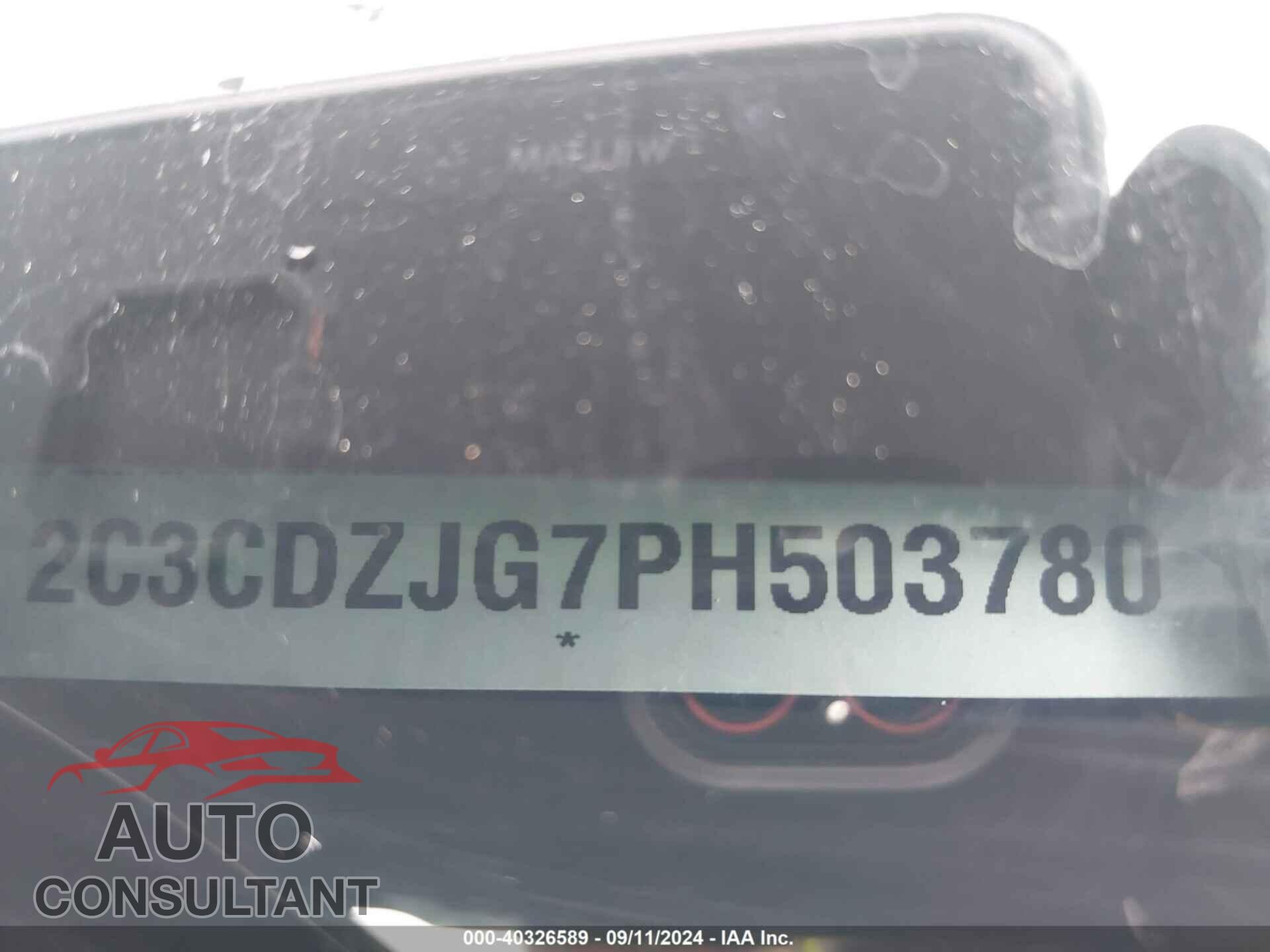 DODGE CHALLENGER 2023 - 2C3CDZJG7PH503780