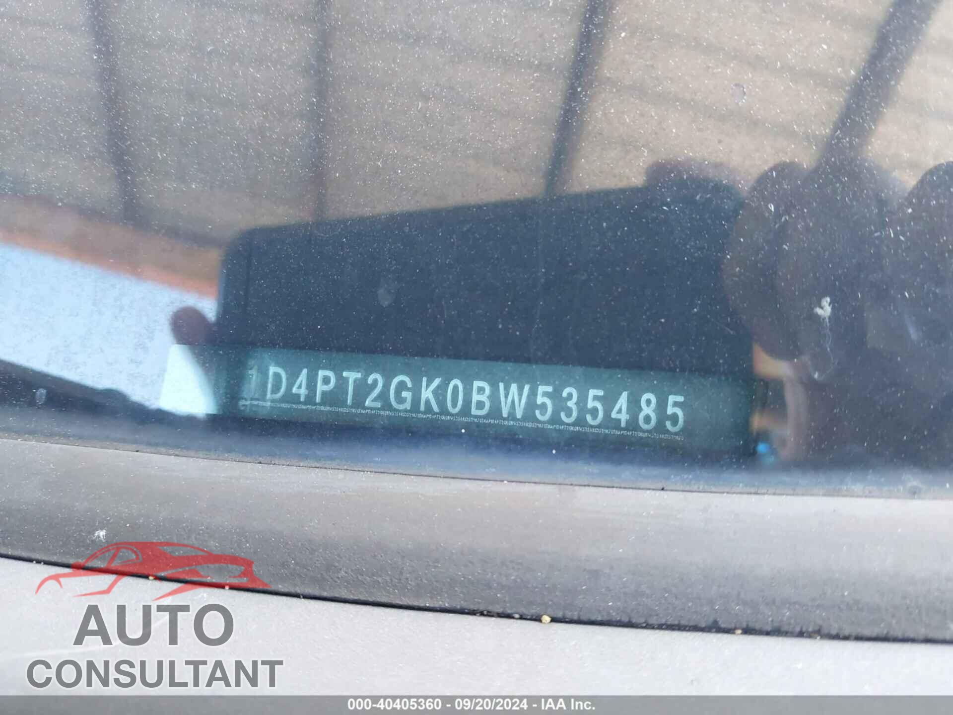 DODGE NITRO 2011 - 1D4PT2GK0BW535485