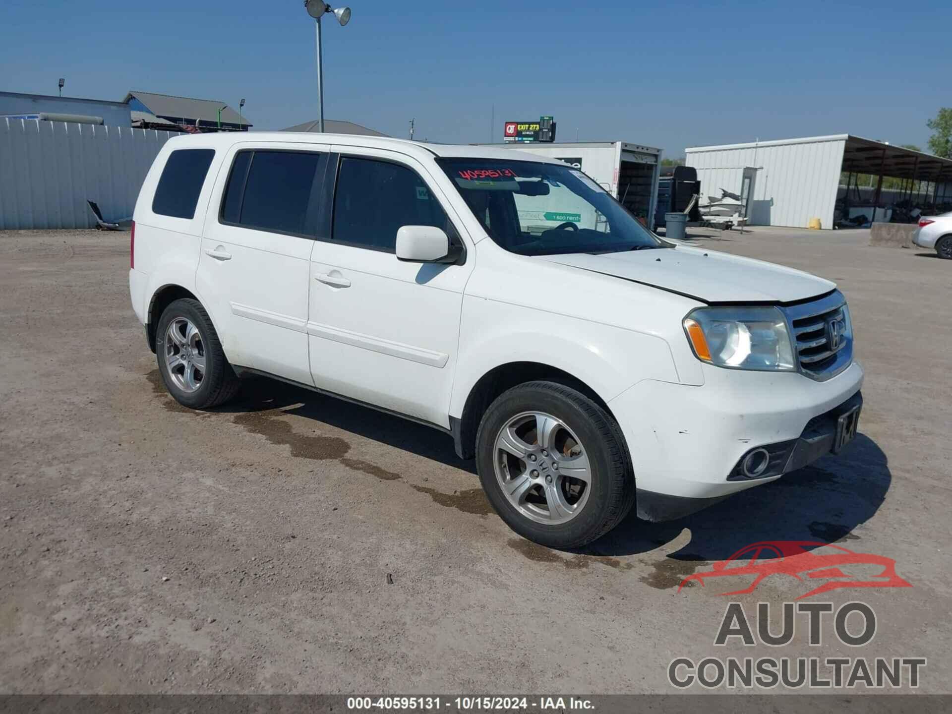HONDA PILOT 2013 - 5FNYF3H55DB037426