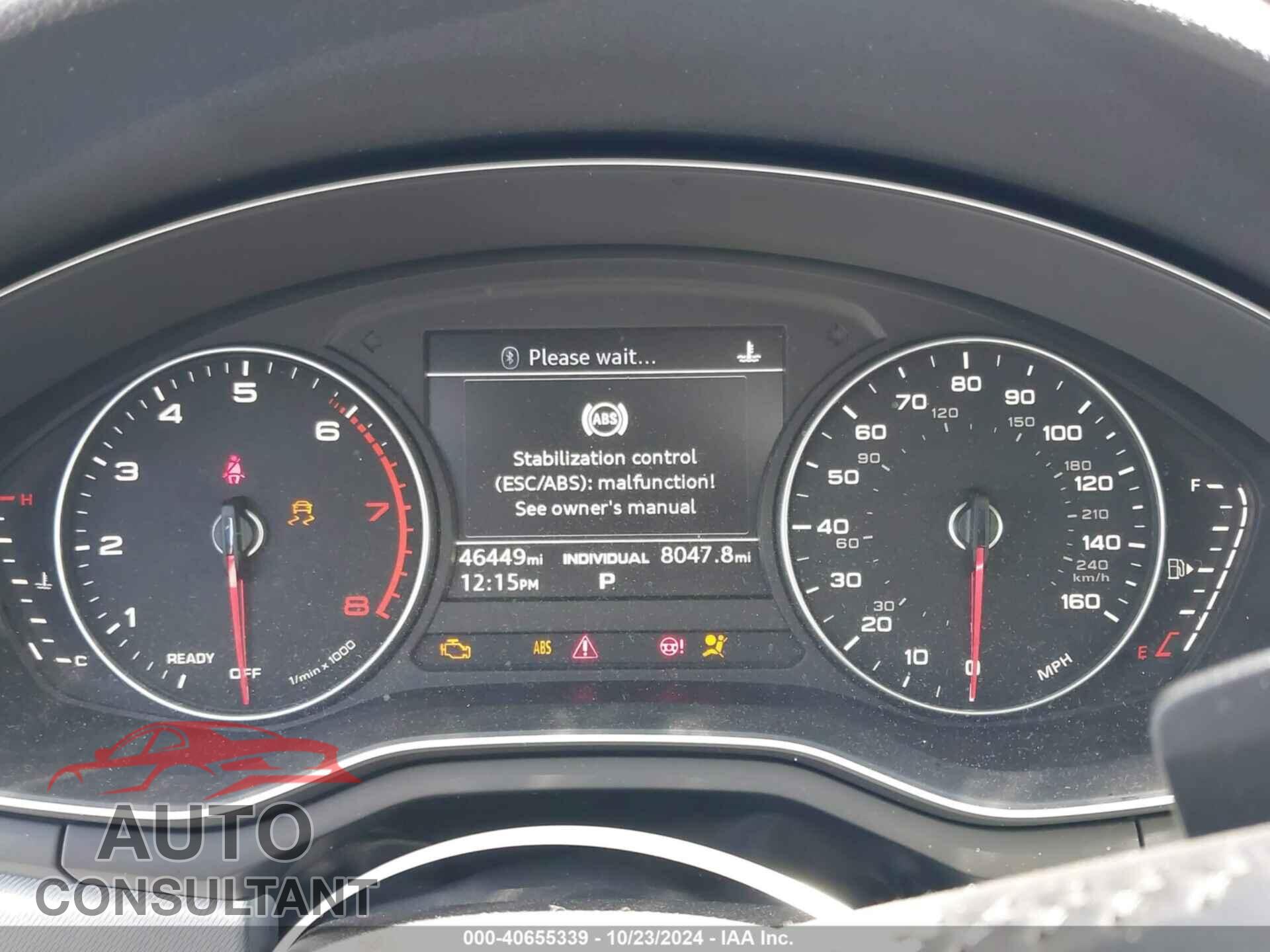 AUDI A4 2018 - WAUKMAF49JA118621