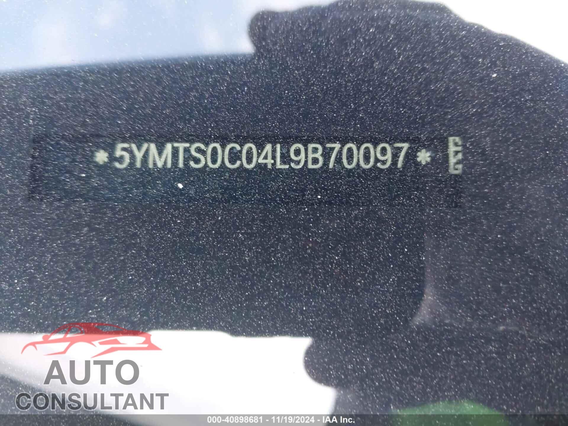 BMW X3 M 2020 - 5YMTS0C04L9B70097