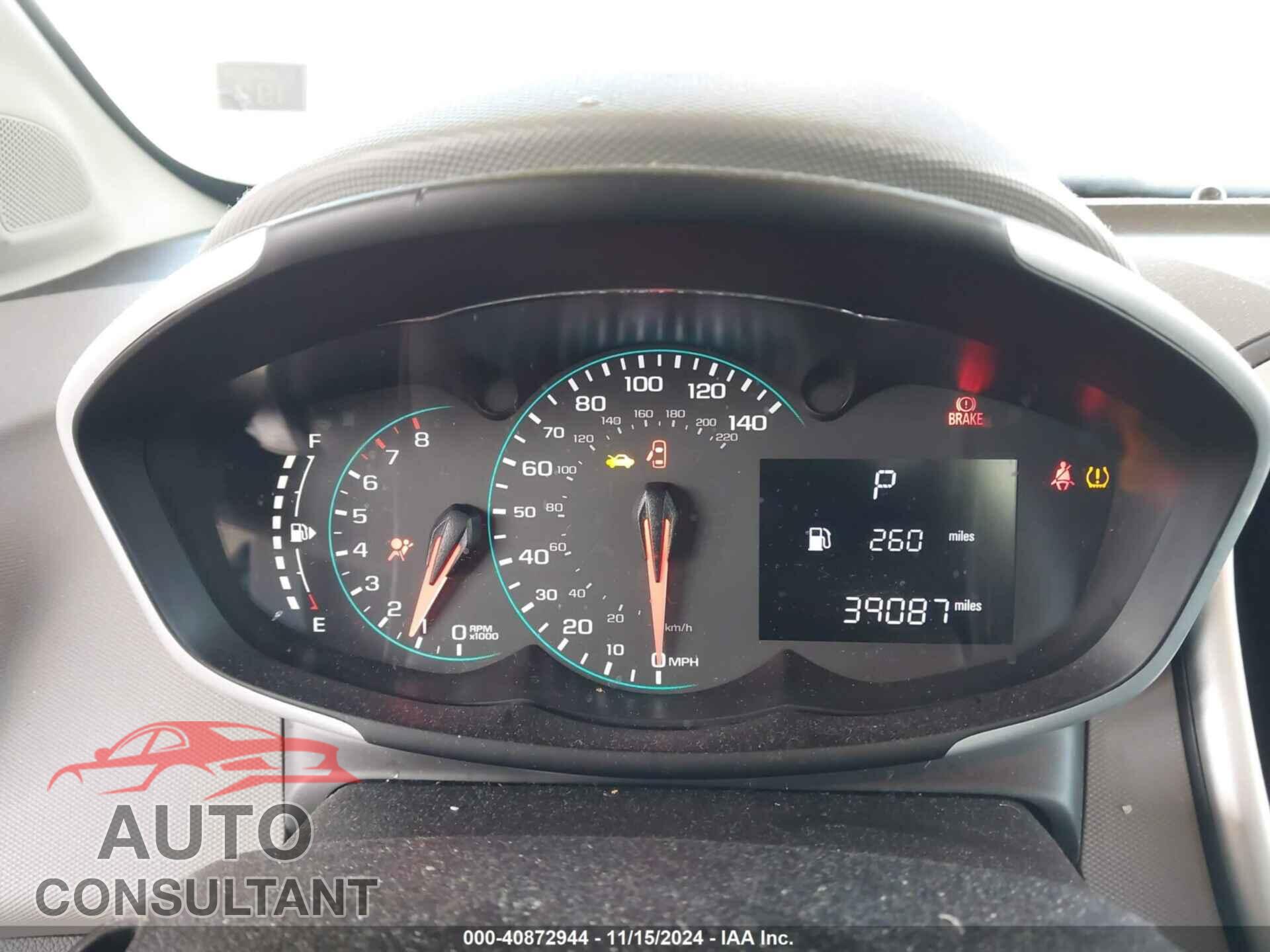 CHEVROLET SONIC 2018 - 1G1JB5SH5J4117333