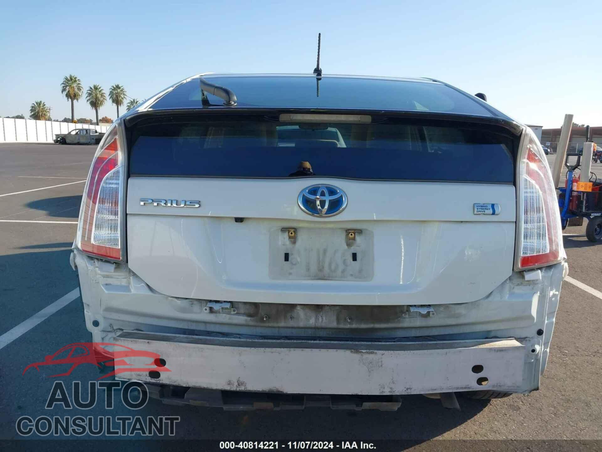 TOYOTA PRIUS 2015 - JTDKN3DU1F0480986
