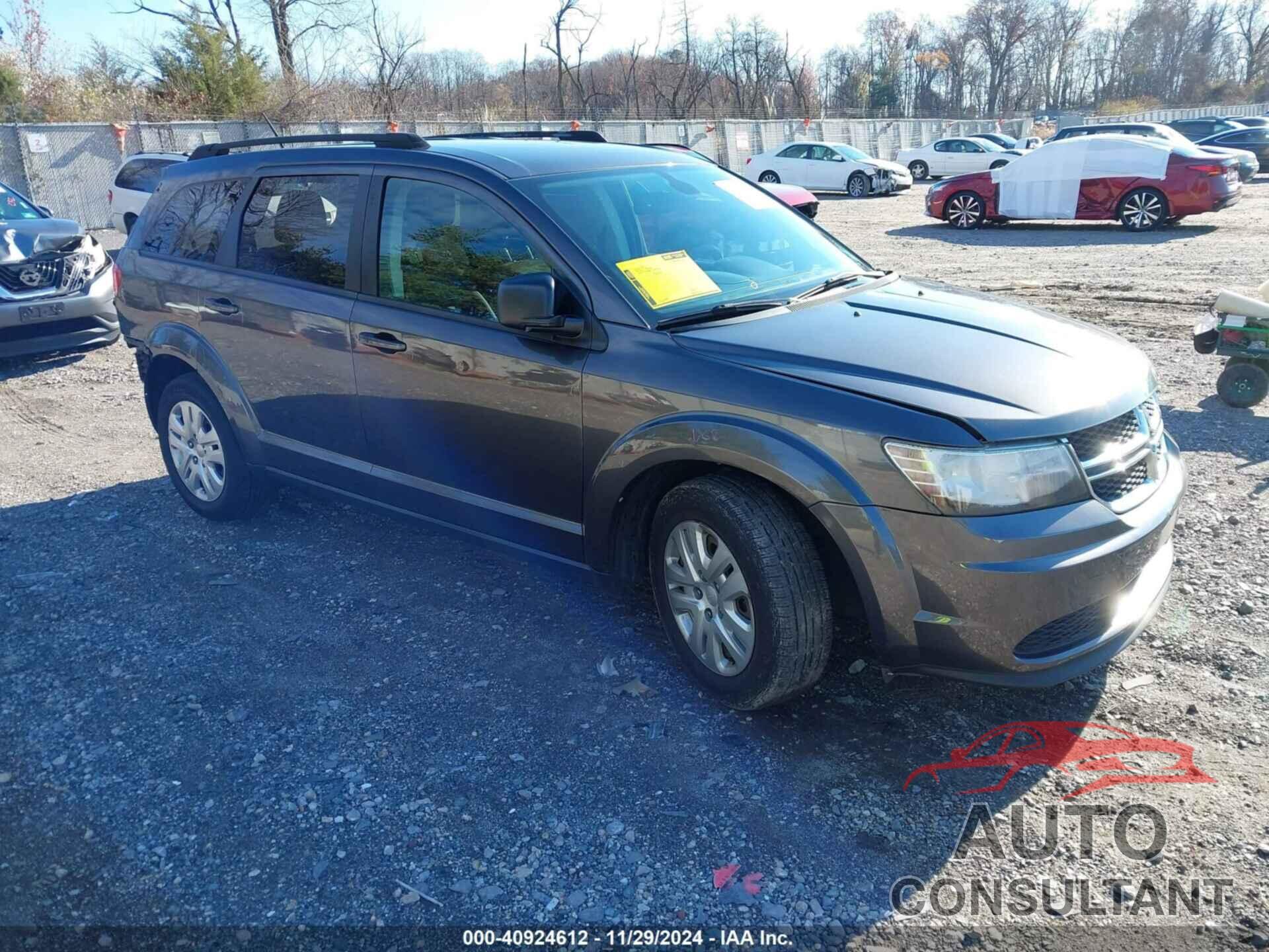 DODGE JOURNEY 2018 - 3C4PDCAB3JT498221