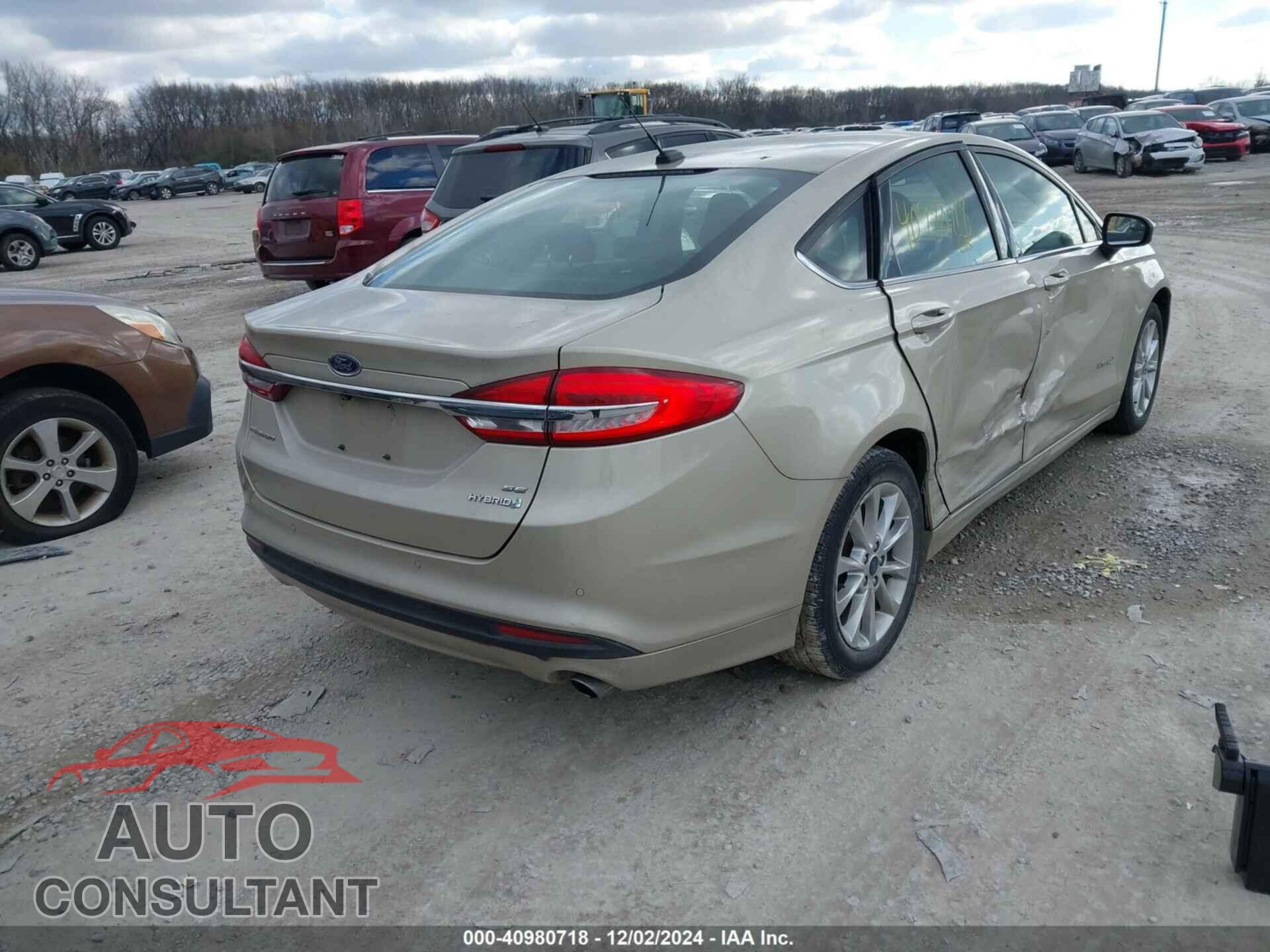 FORD FUSION HYBRID 2017 - 3FA6P0LU3HR301285