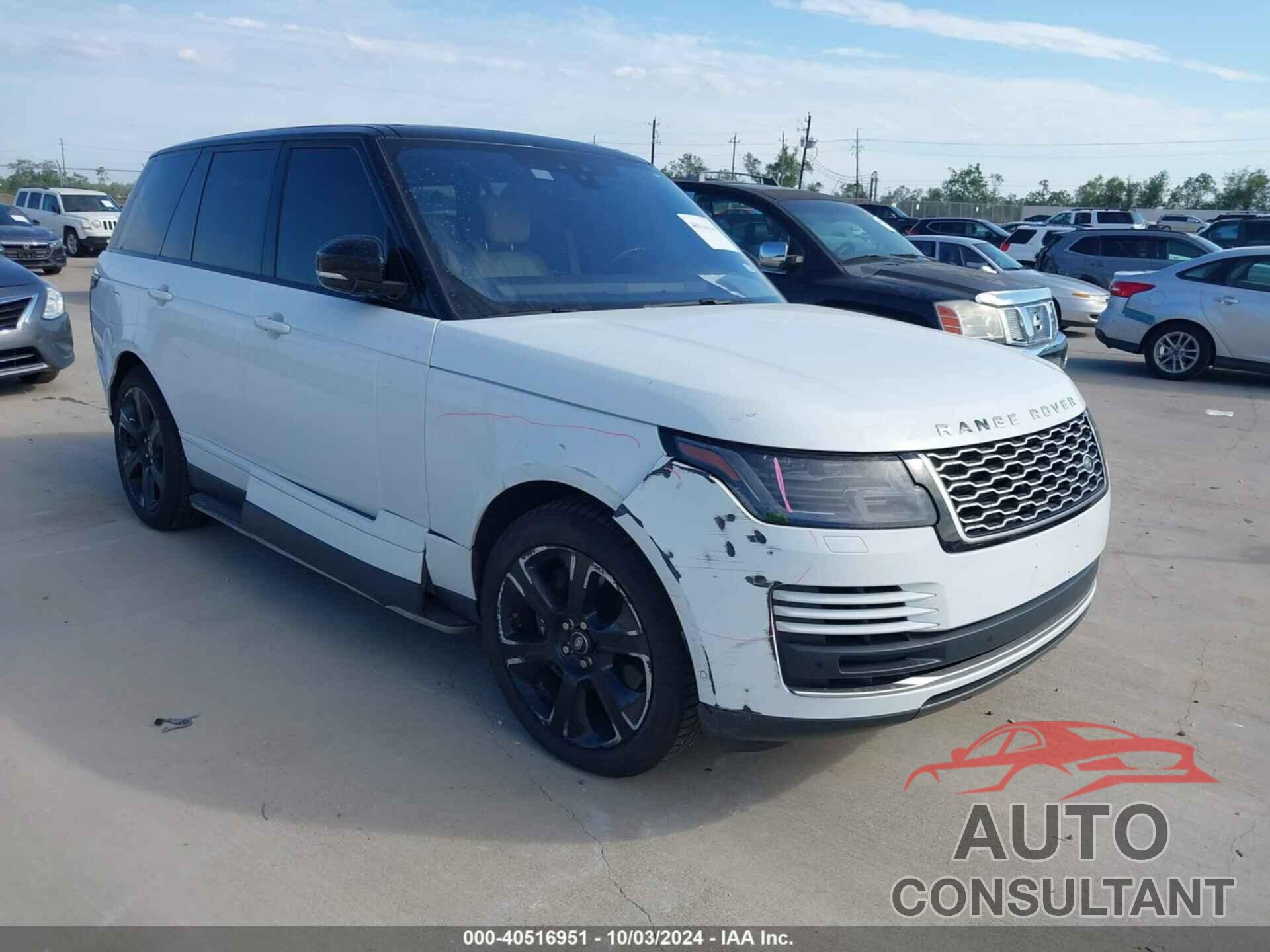 LAND ROVER RANGE ROVER 2019 - SALGS2RE7KA530586