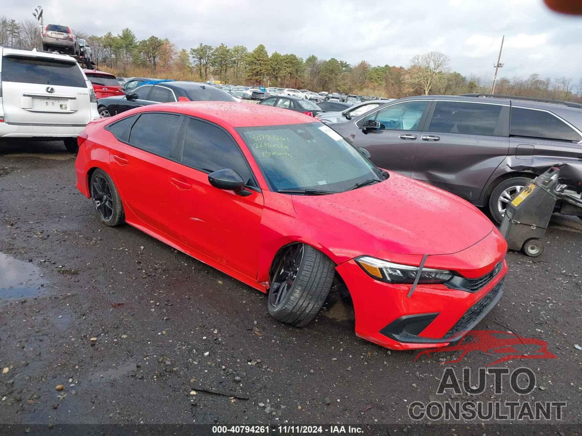 HONDA CIVIC 2022 - 2HGFE2F59NH503900