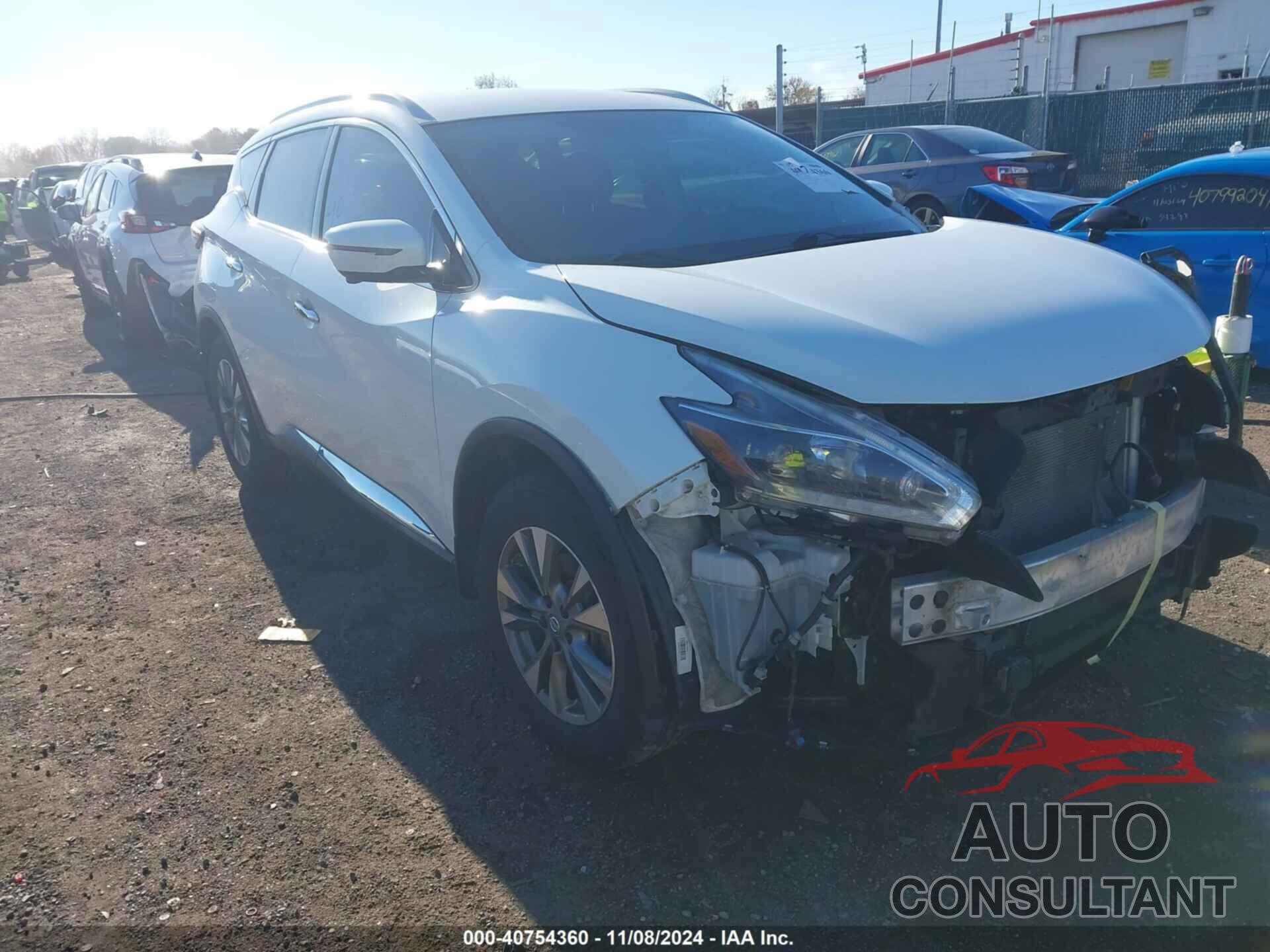 NISSAN MURANO 2018 - 5N1AZ2MH1JN125613