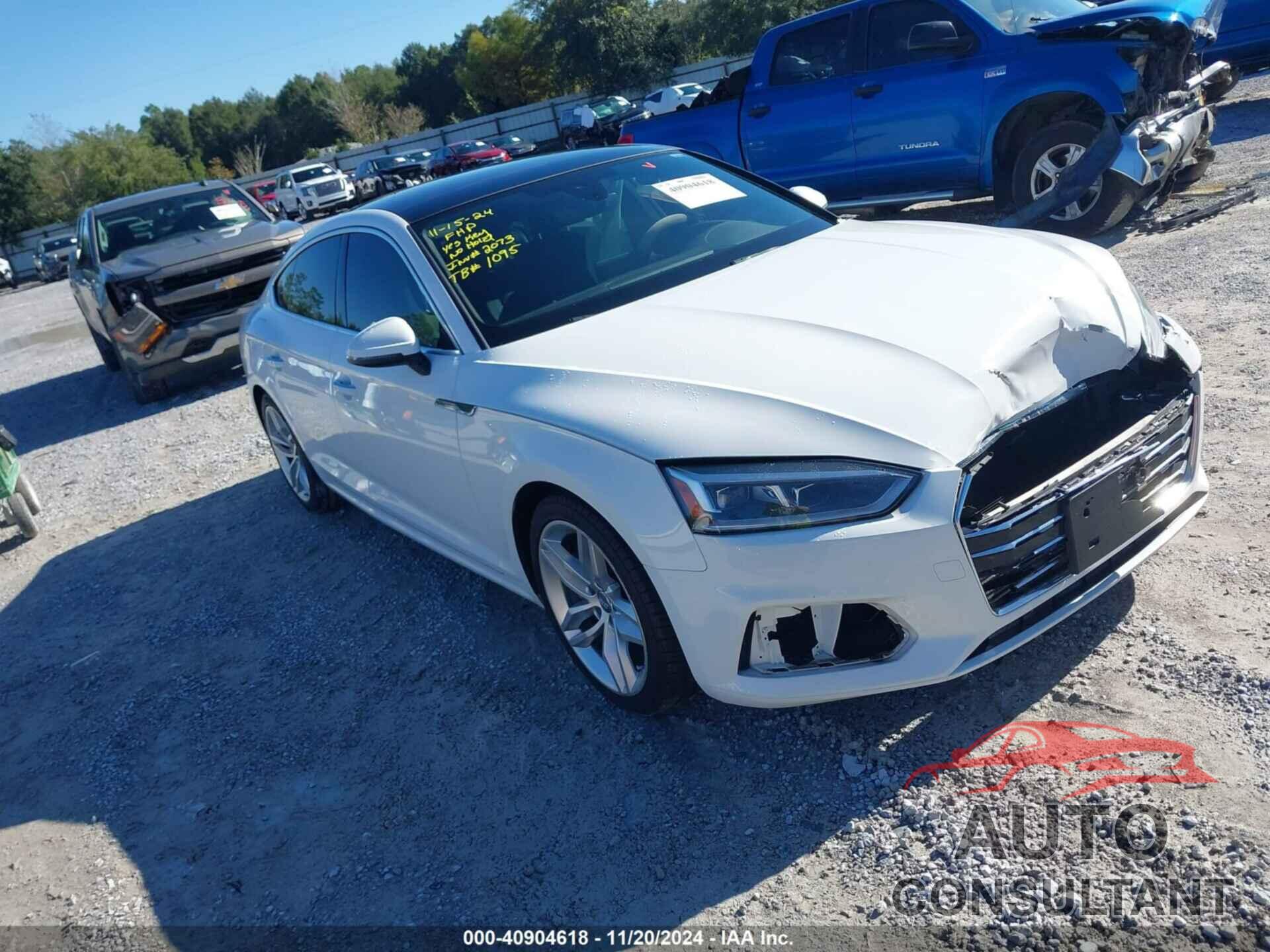 AUDI A5 2019 - WAUANCF52KA060303