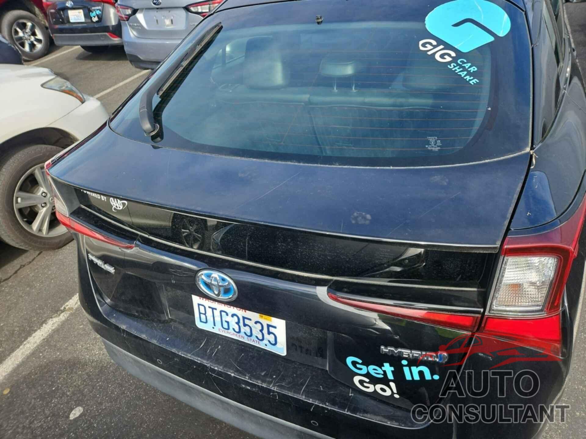 TOYOTA PRIUS 2020 - JTDKARFU6L3115337