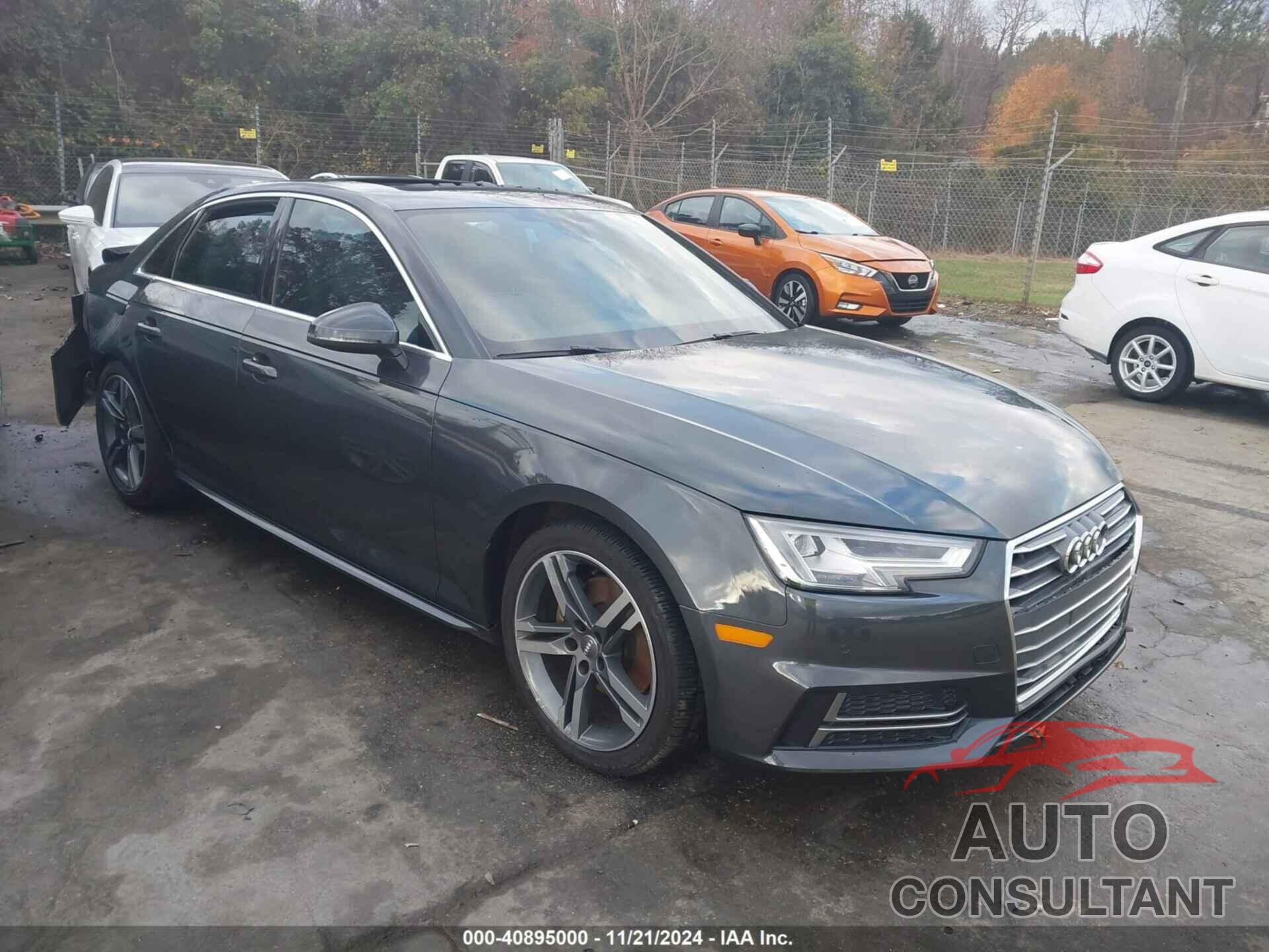 AUDI A4 2018 - WAULMAF41JA119248