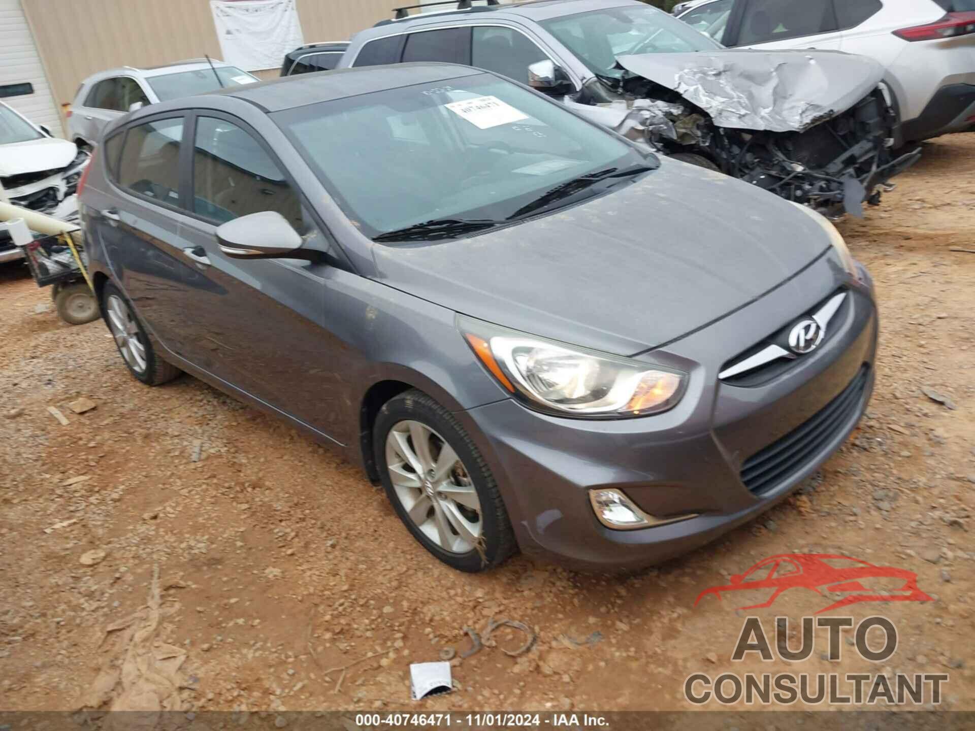 HYUNDAI ACCENT 2013 - KMHCU5AE6DU129119