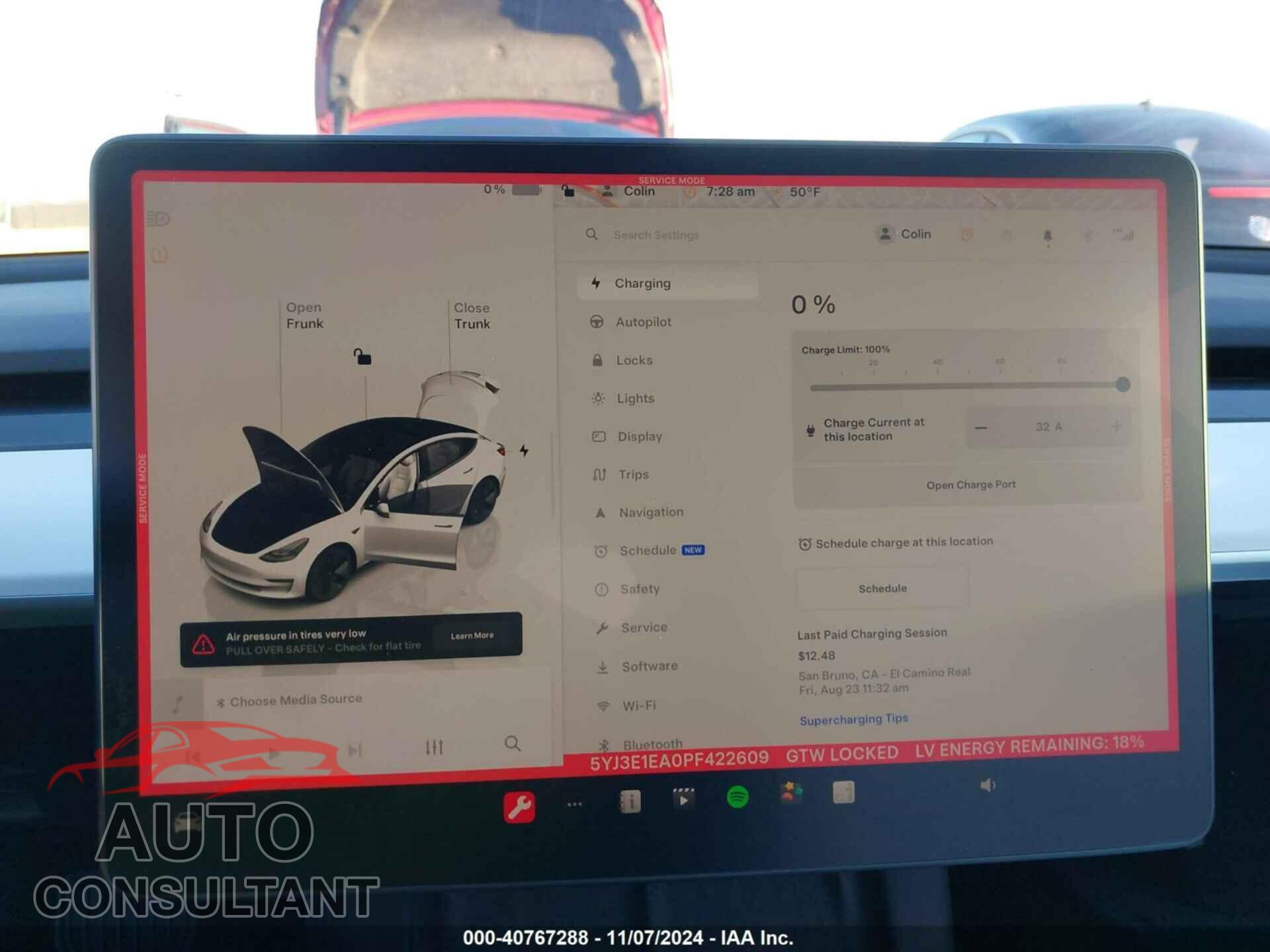 TESLA MODEL 3 2023 - 5YJ3E1EA0PF422609