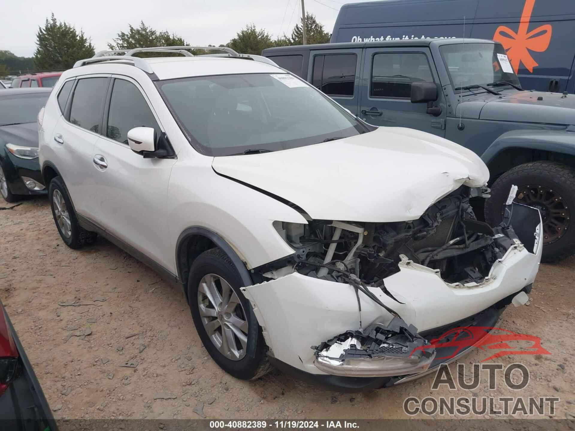 NISSAN ROGUE 2016 - KNMAT2MV9GP665333