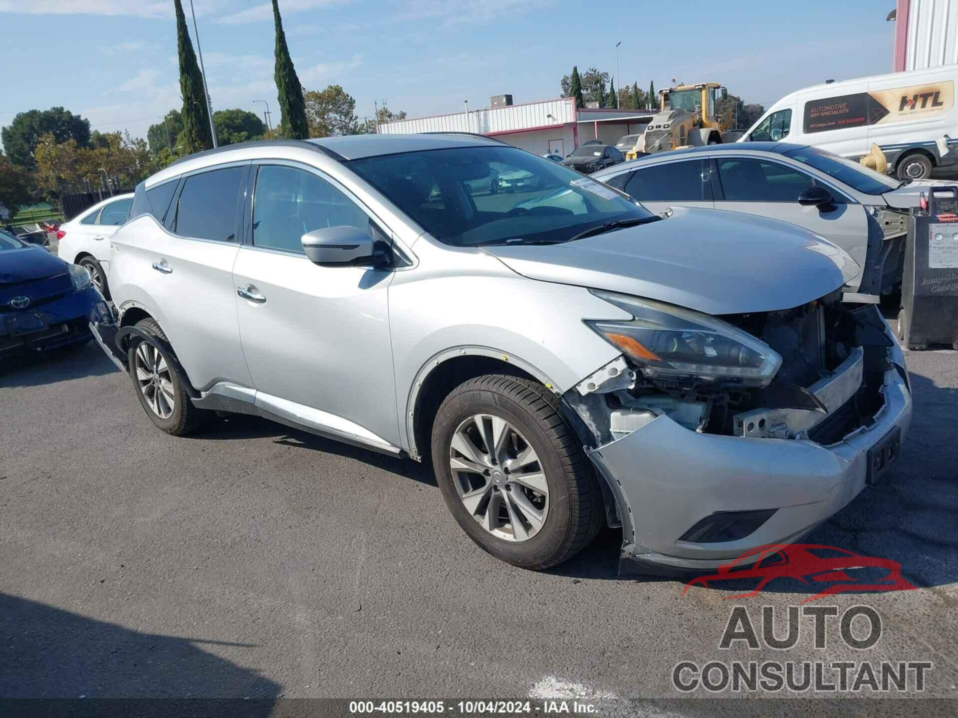 NISSAN MURANO 2018 - 5N1AZ2MG0JN137419