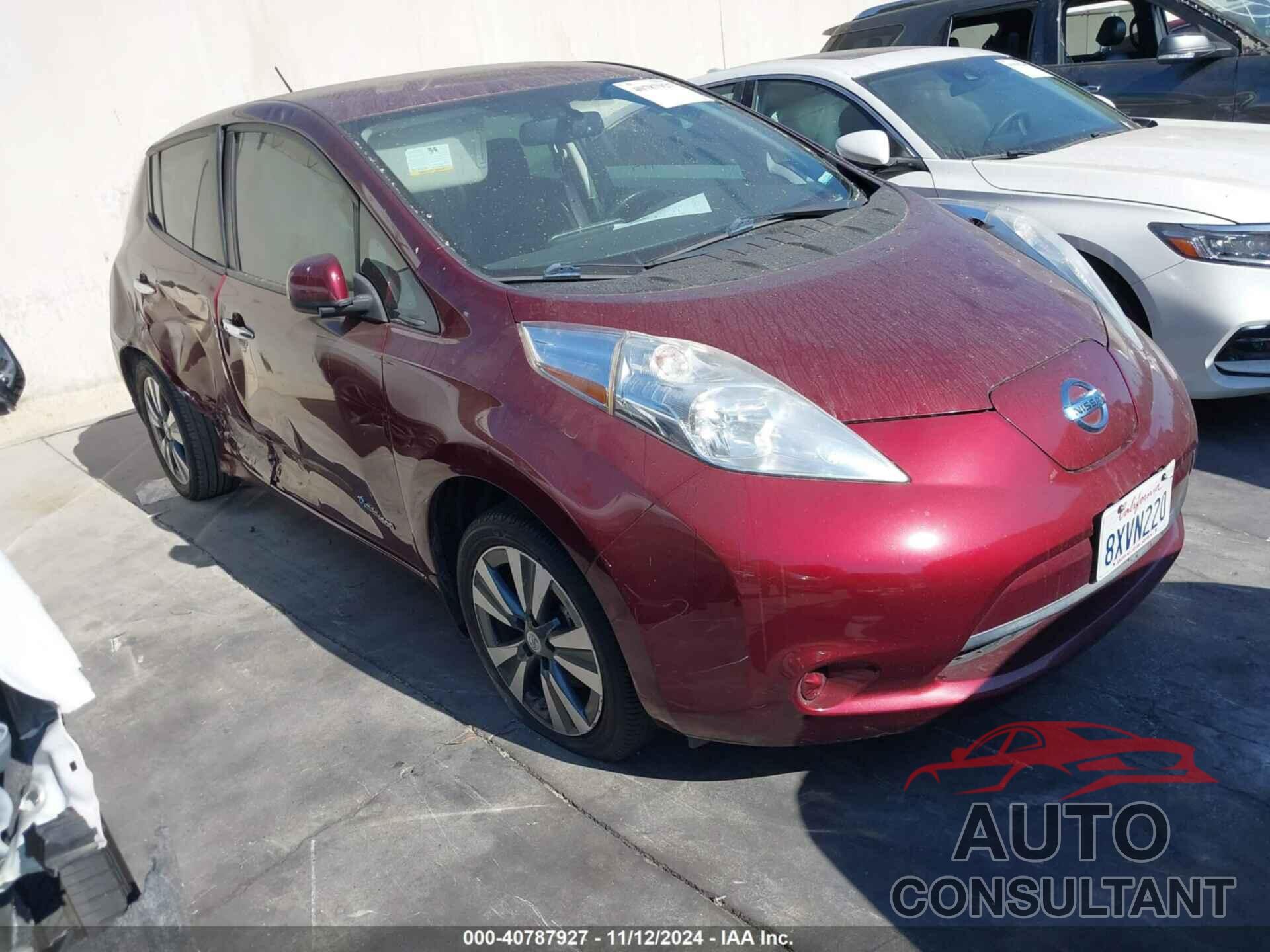 NISSAN LEAF 2016 - 1N4BZ0CP7GC301063