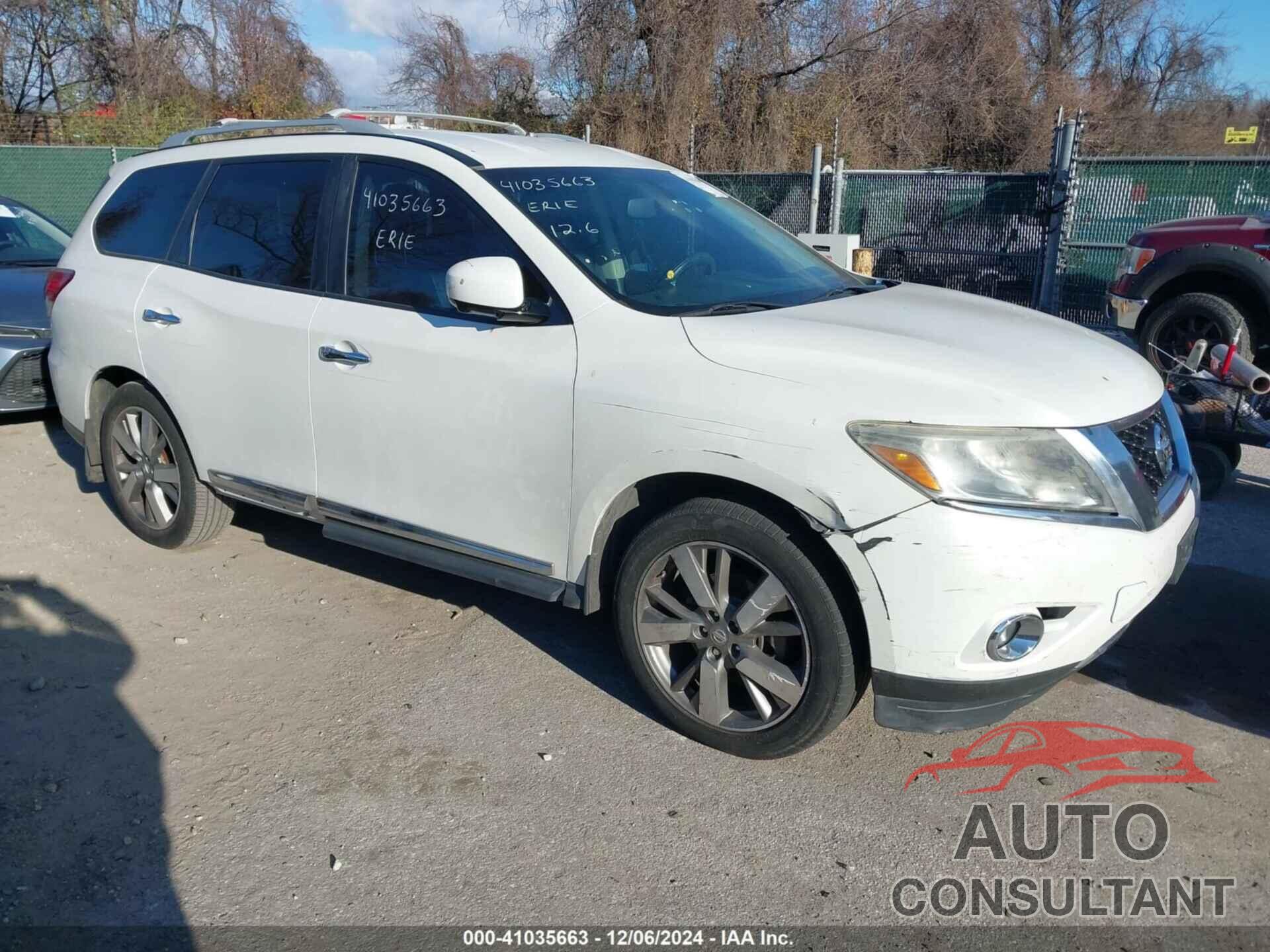 NISSAN PATHFINDER 2013 - 5N1AR2MN6DC604955