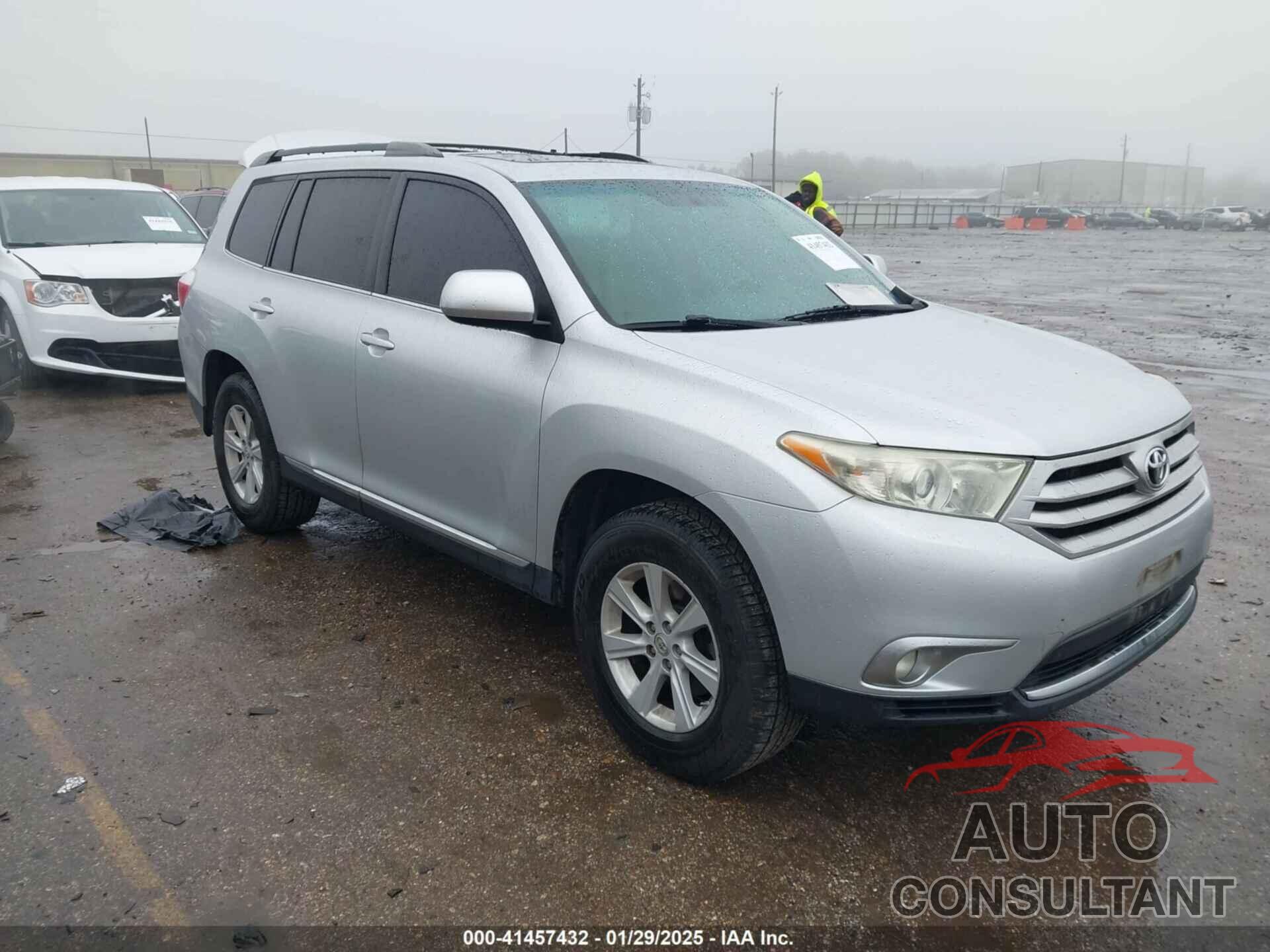 TOYOTA HIGHLANDER 2012 - 5TDZK3EH9CS085939