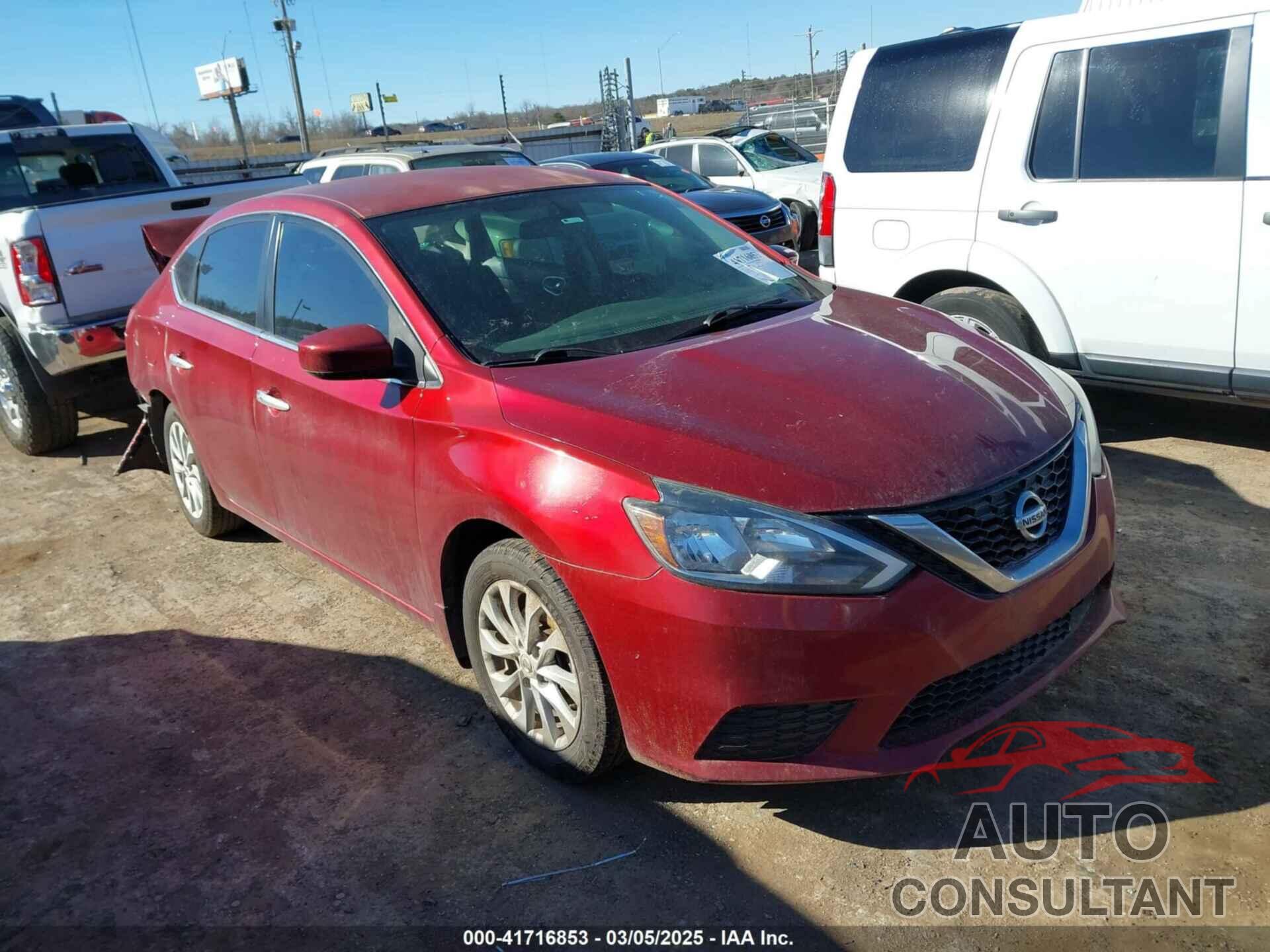 NISSAN SENTRA 2018 - 3N1AB7AP4JY283094