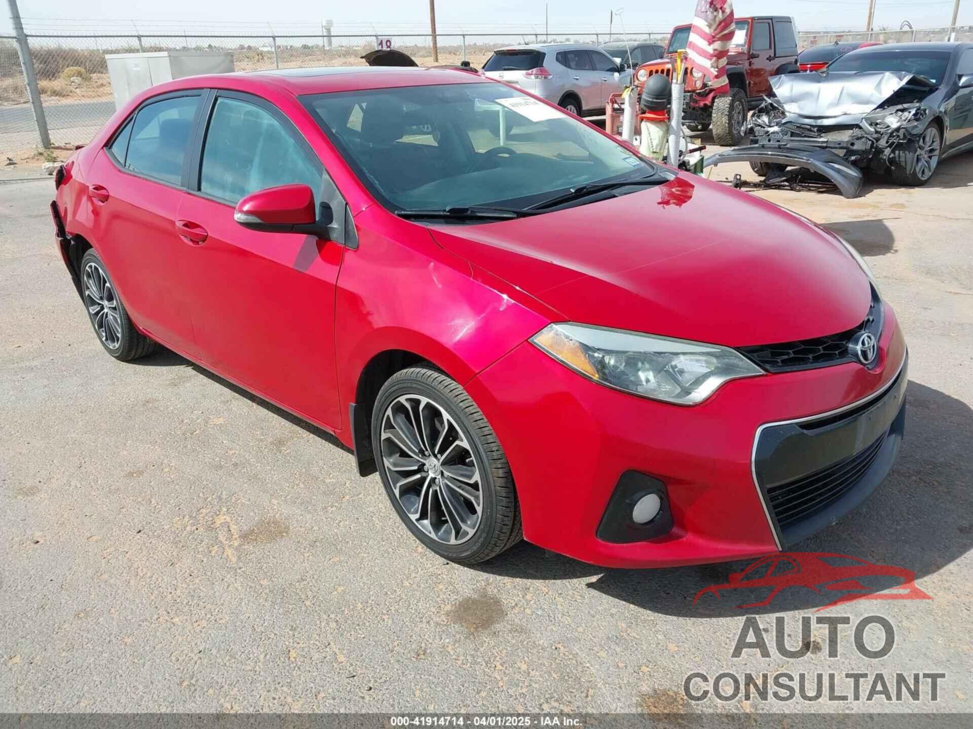TOYOTA COROLLA 2015 - 2T1BURHE4FC349467