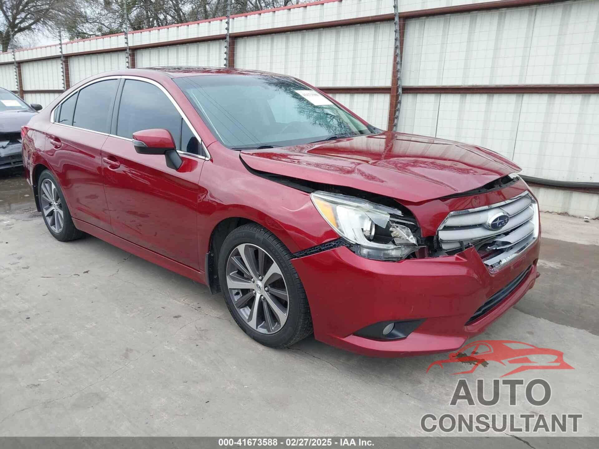 SUBARU LEGACY 2016 - 4S3BNAL65G3024884