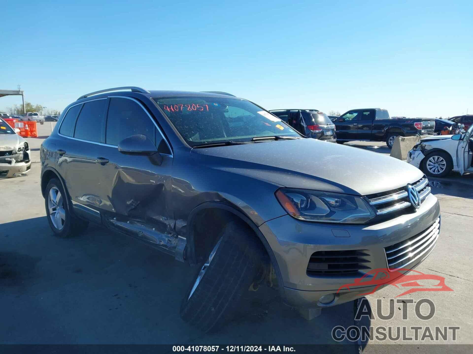 VOLKSWAGEN TOUAREG 2012 - WVGFF9BP0CD005294