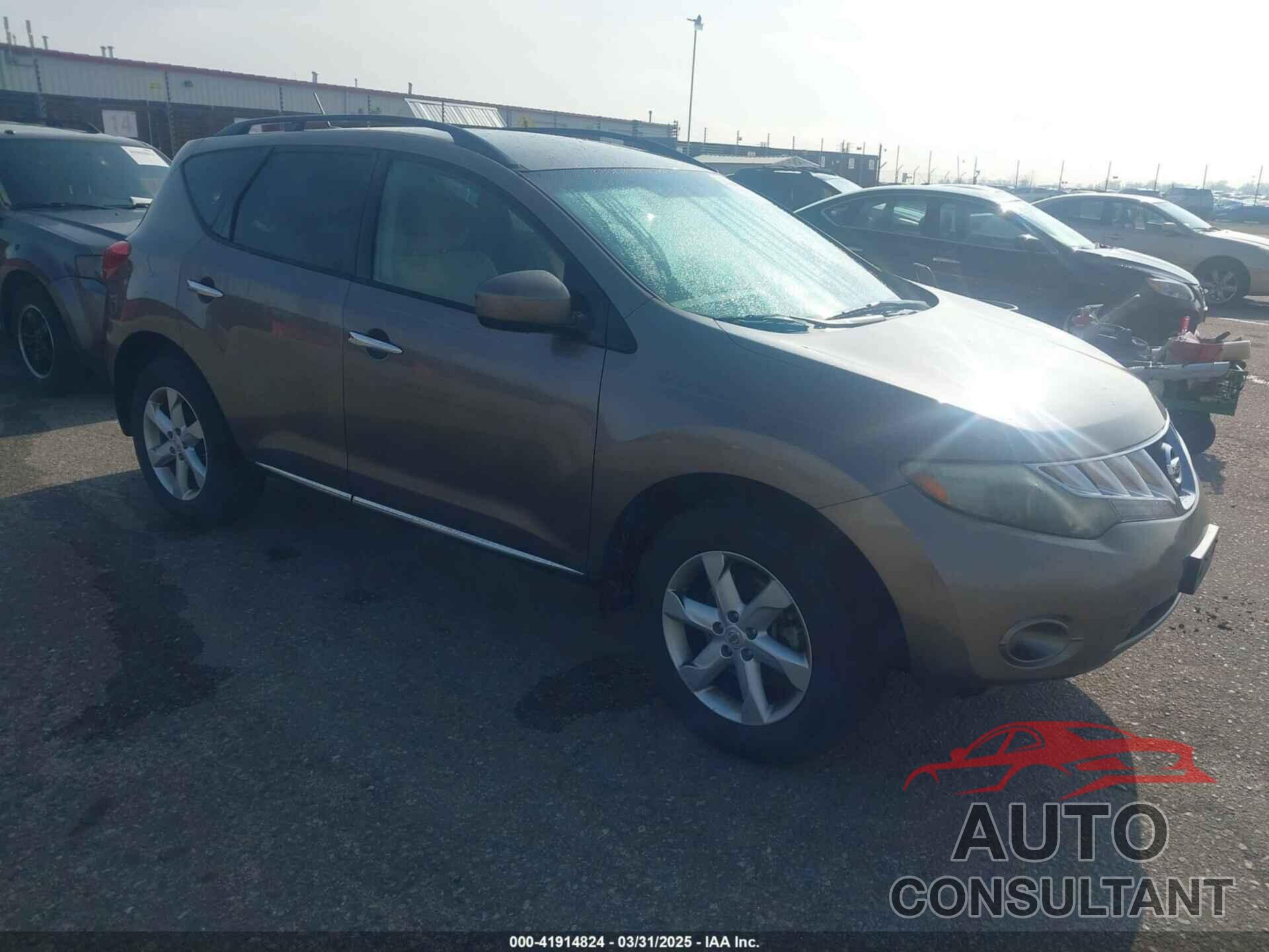 NISSAN MURANO 2009 - JN8AZ18W59W143713