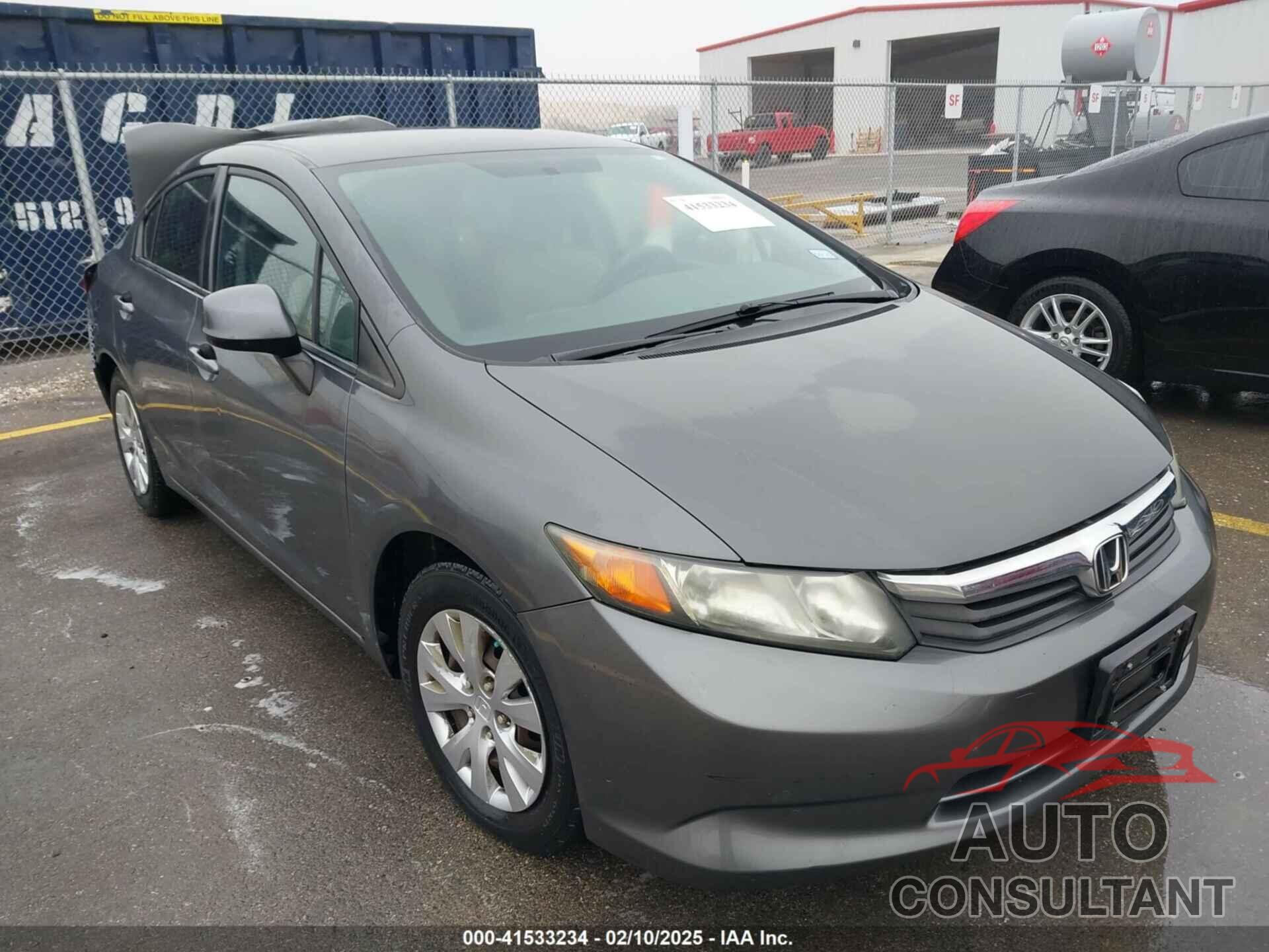 HONDA CIVIC 2012 - 2HGFB2F56CH563123