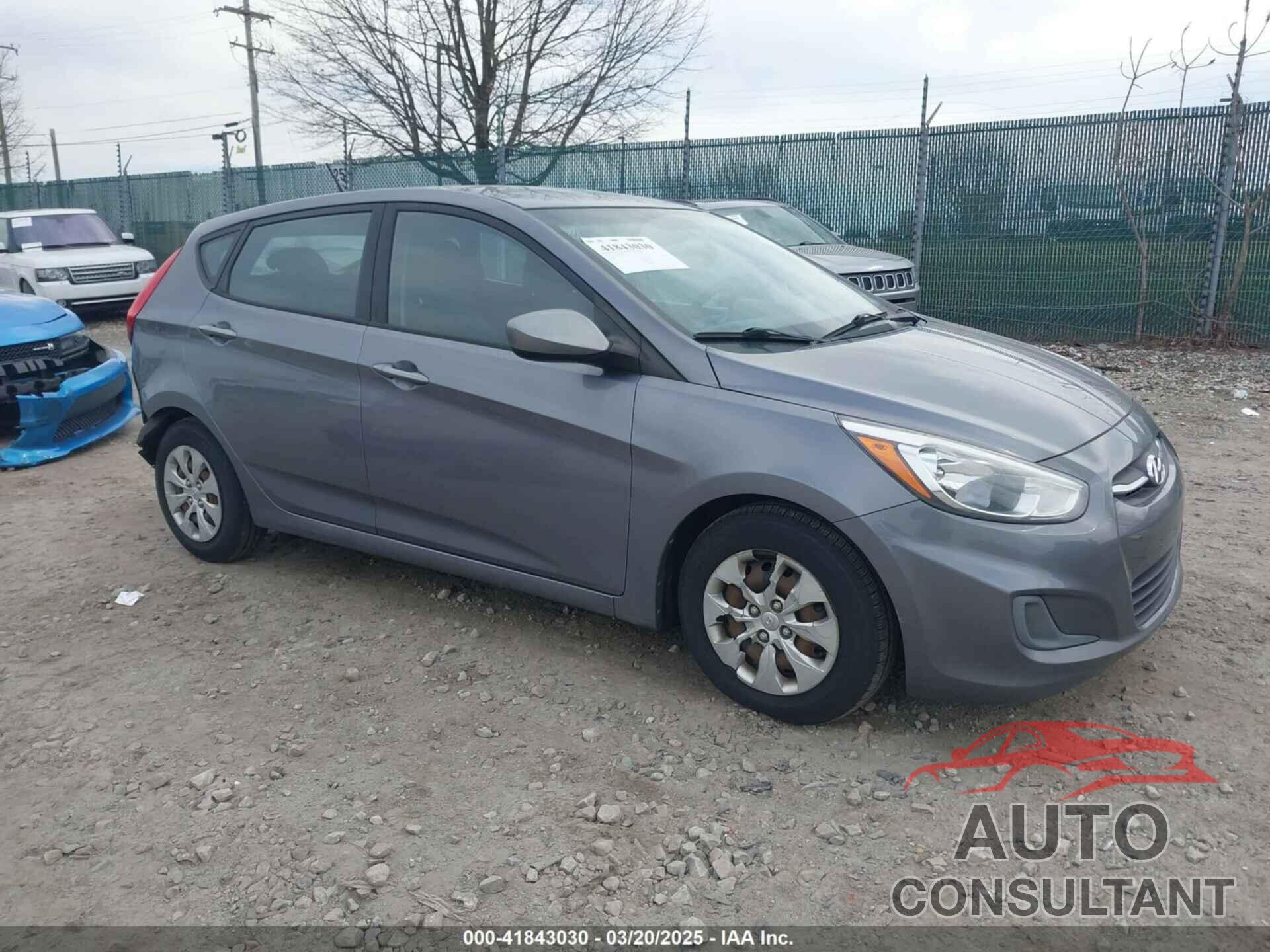 HYUNDAI ACCENT 2016 - KMHCT5AE7GU242326