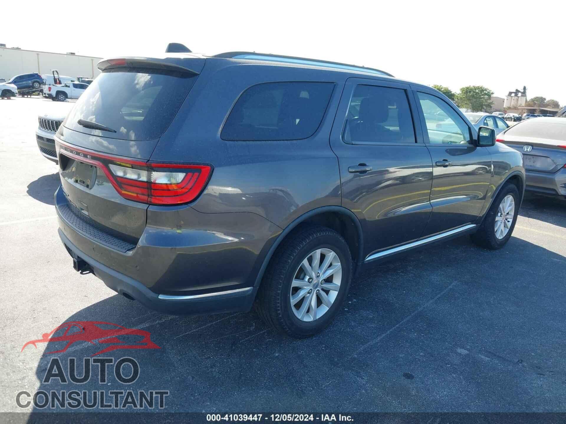 DODGE DURANGO 2015 - 1C4RDJAG2FC223421