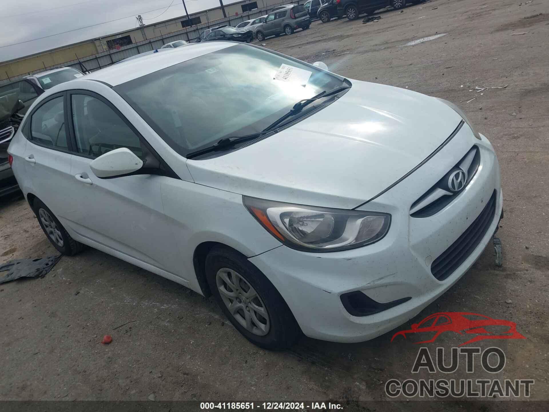 HYUNDAI ACCENT 2013 - KMHCT4AE3DU325550