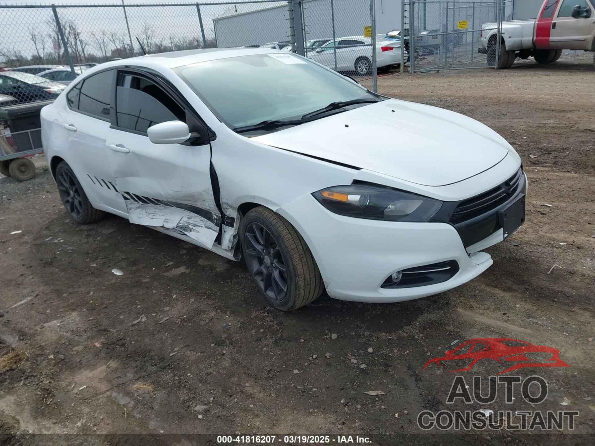 DODGE DART 2016 - 1C3CDFBB6GD517930