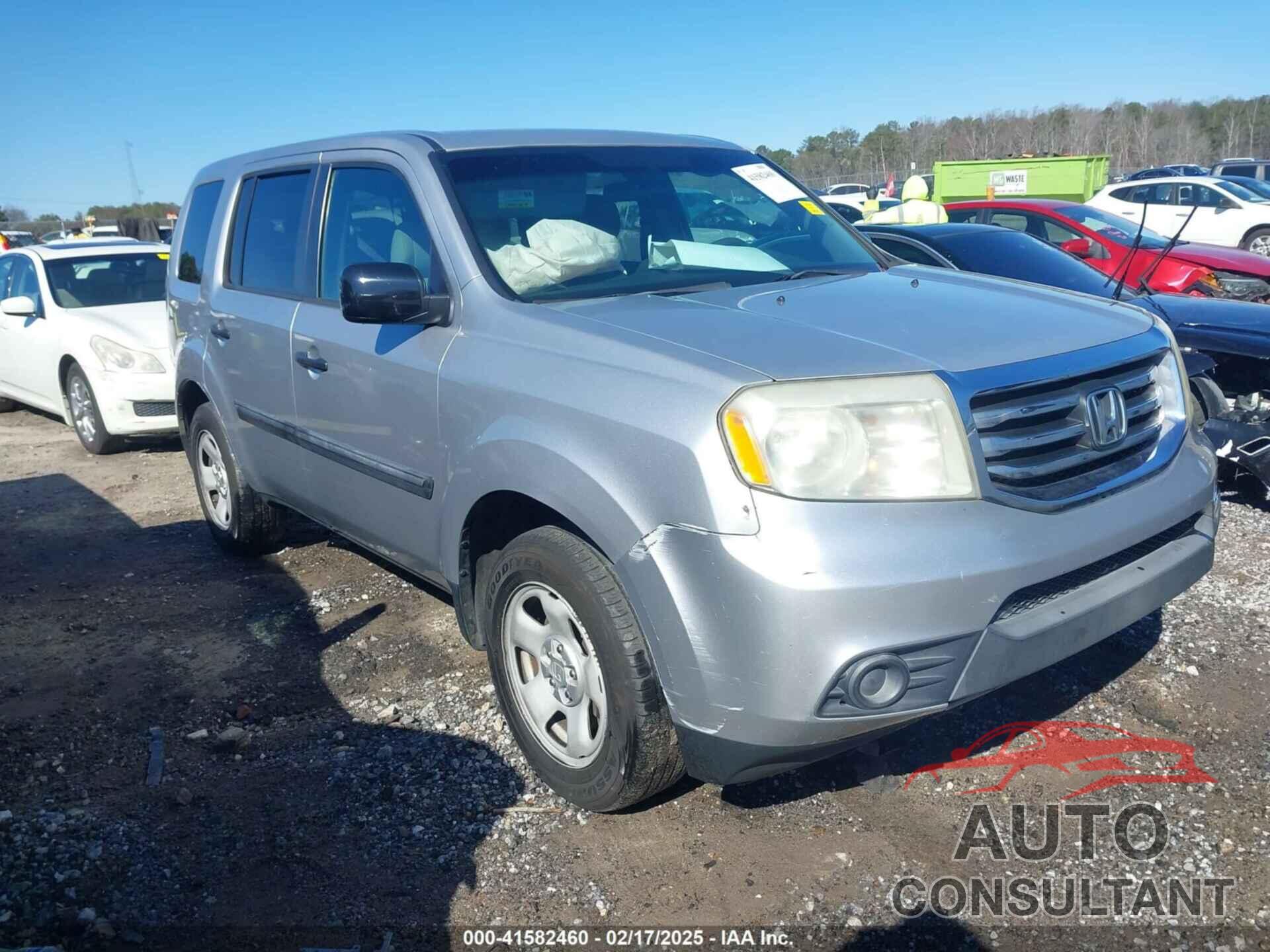 HONDA PILOT 2013 - 5FNYF3H20DB036562