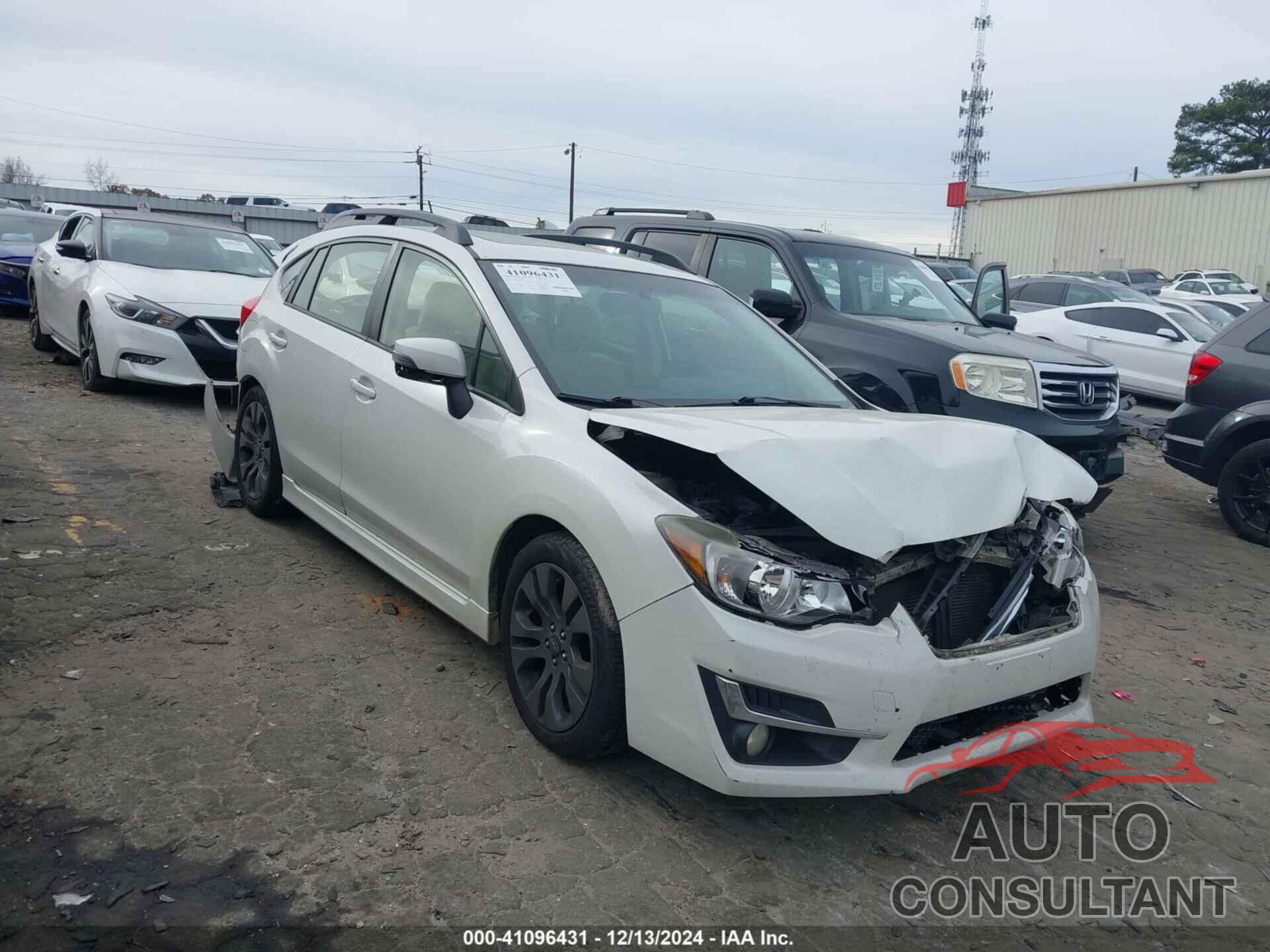 SUBARU IMPREZA 2016 - JF1GPAP64G8229793