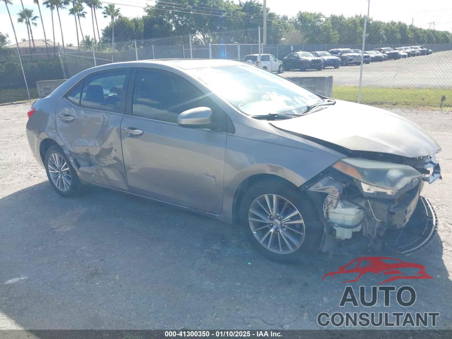 TOYOTA COROLLA 2015 - 2T1BURHE4FC396627