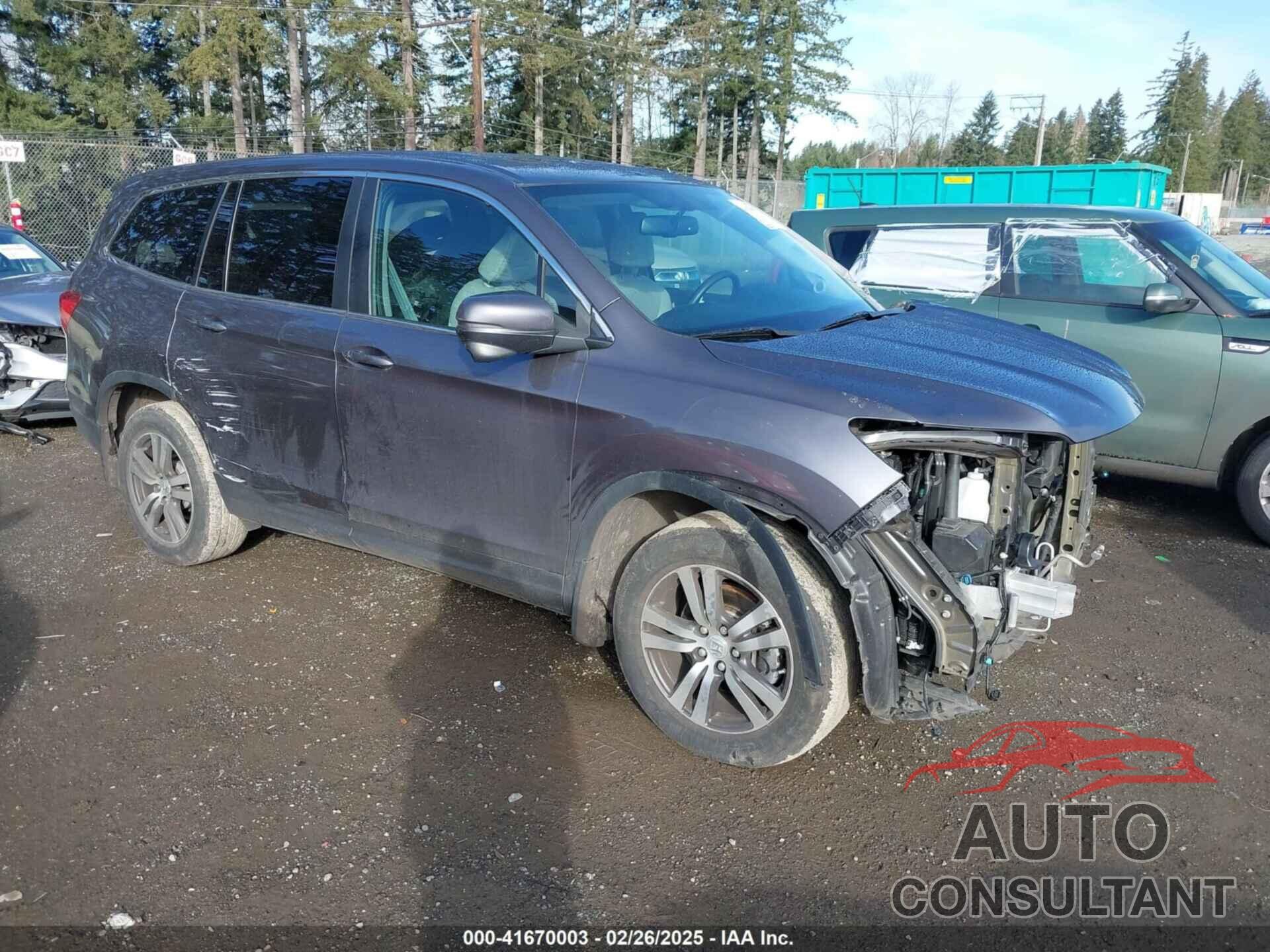 HONDA PILOT 2017 - 5FNYF6H5XHB059834