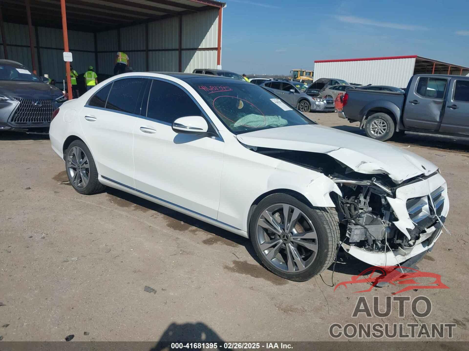 MERCEDES-BENZ C 300 2018 - WDDWF4JB8JR386783